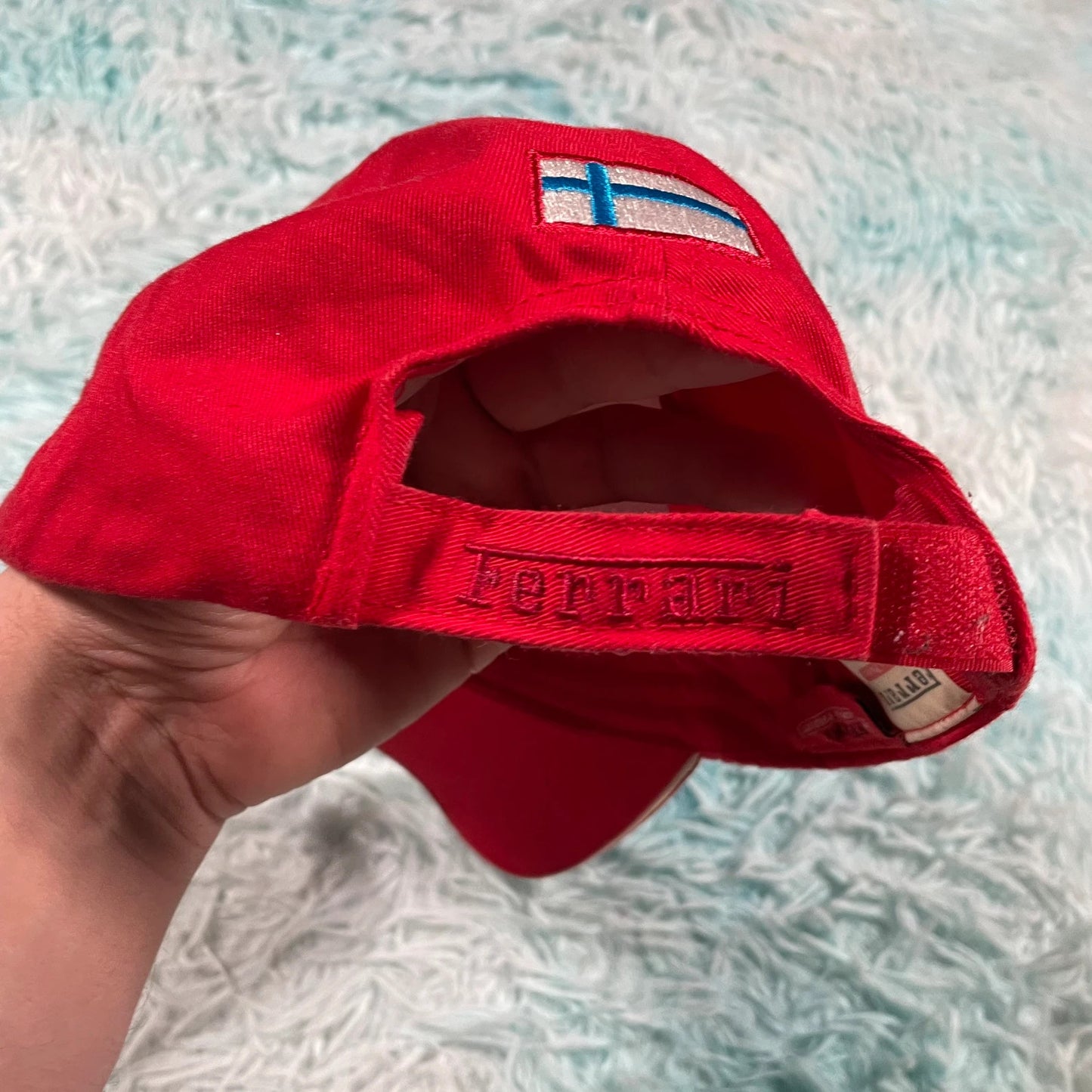 Vintage Red Ferrari Kimi Cap