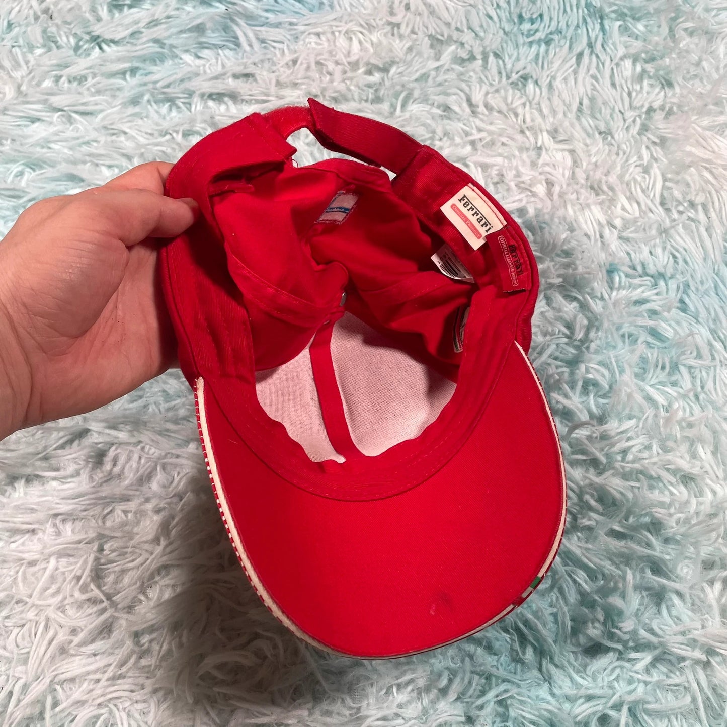 Vintage Red Ferrari Kimi Cap