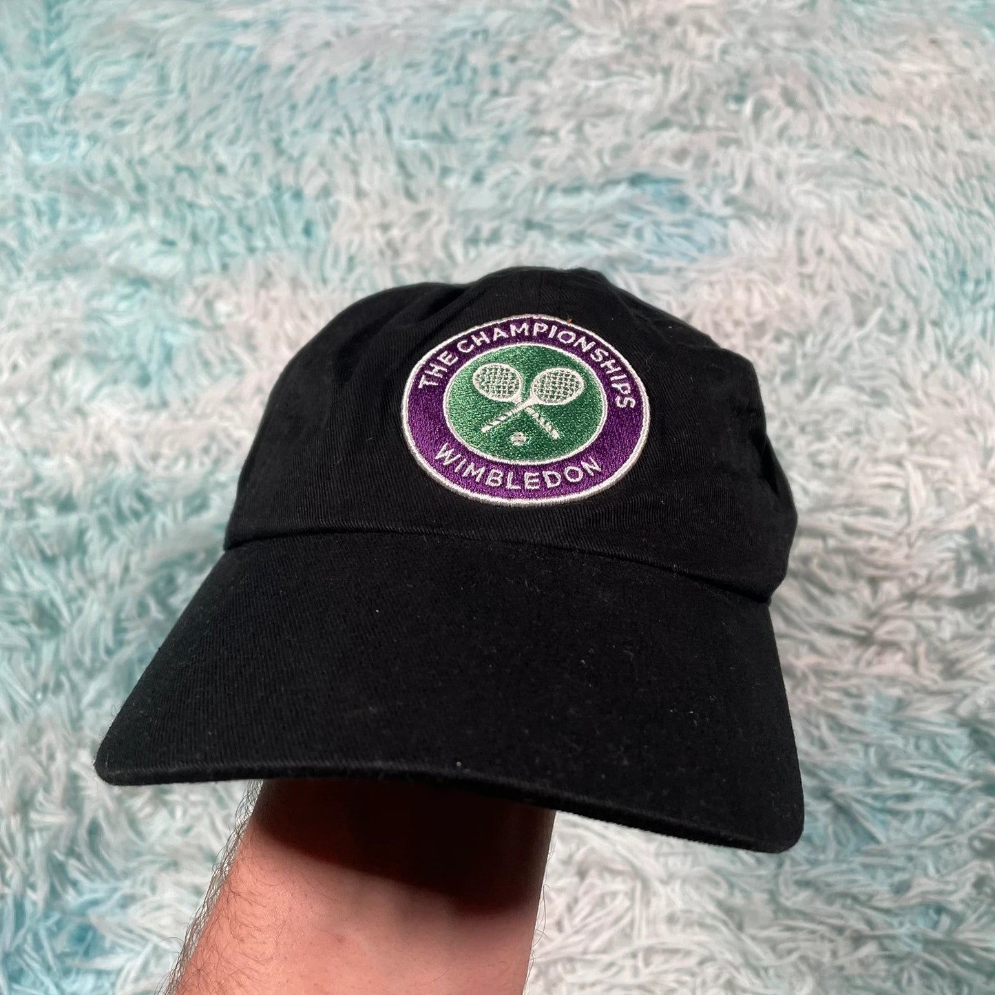 Black Wimbledon Tennis Cap