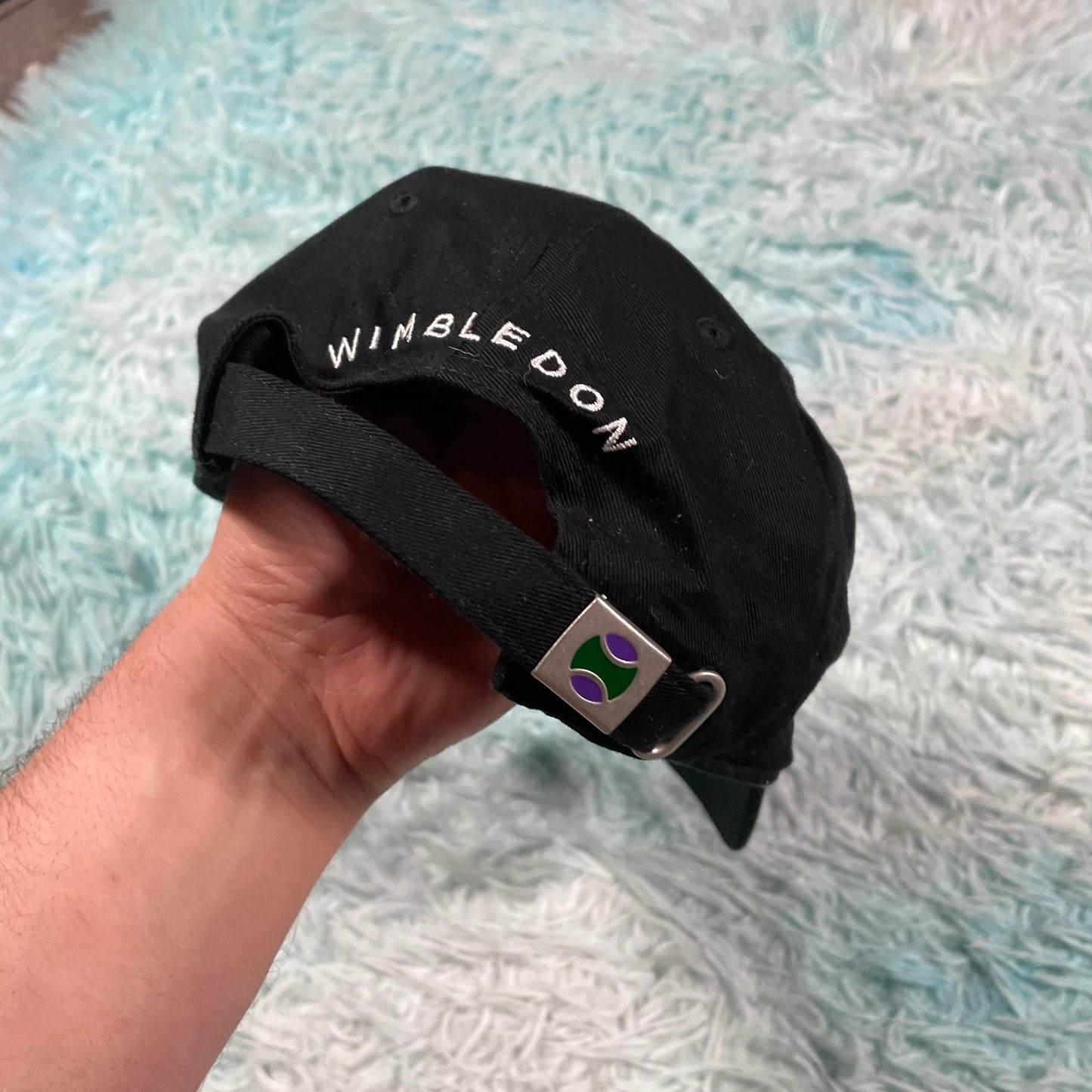 Black Wimbledon Tennis Cap