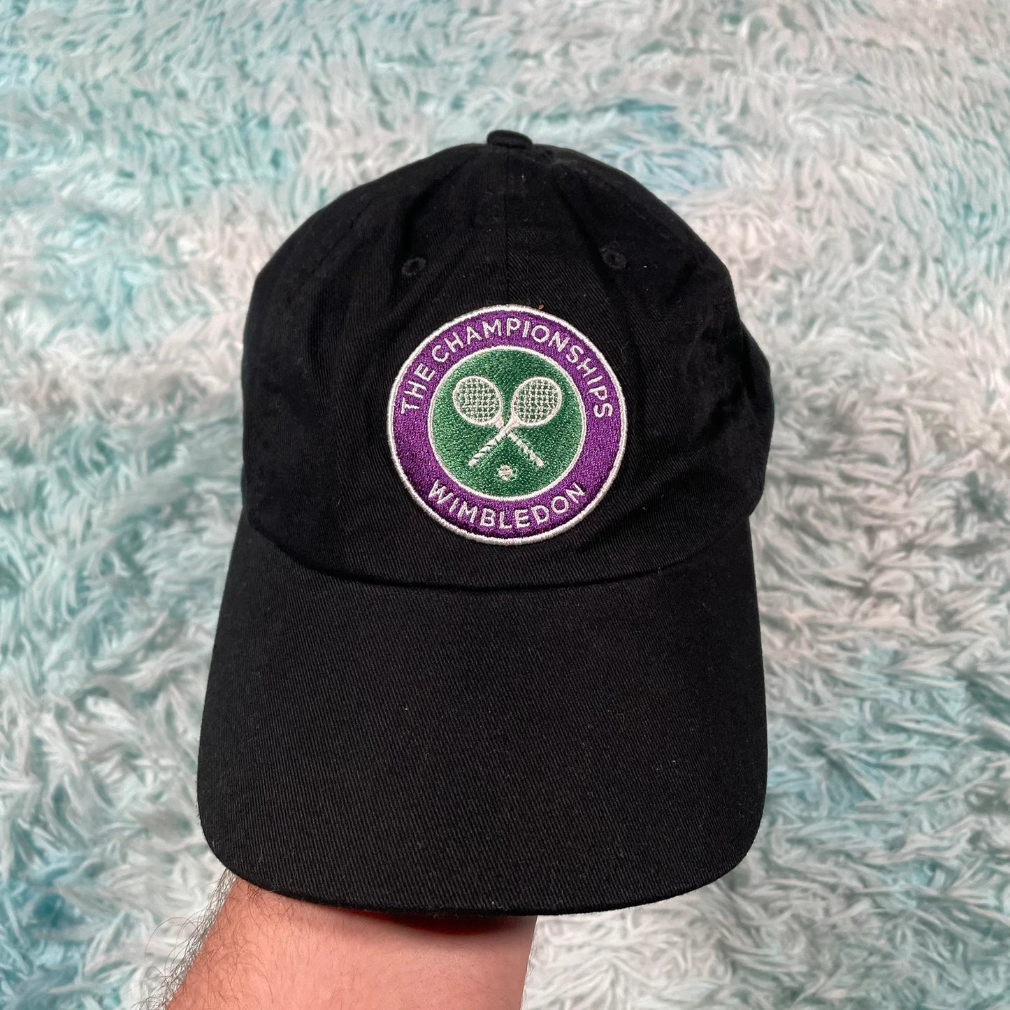 Black Wimbledon Tennis Cap