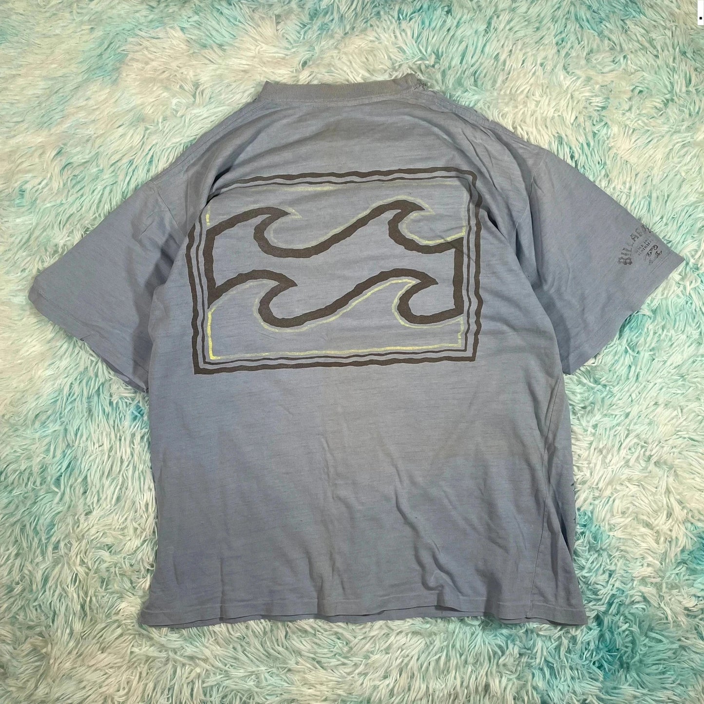 Vintage 80s Blue Billabong Graphic T Shirt - Large