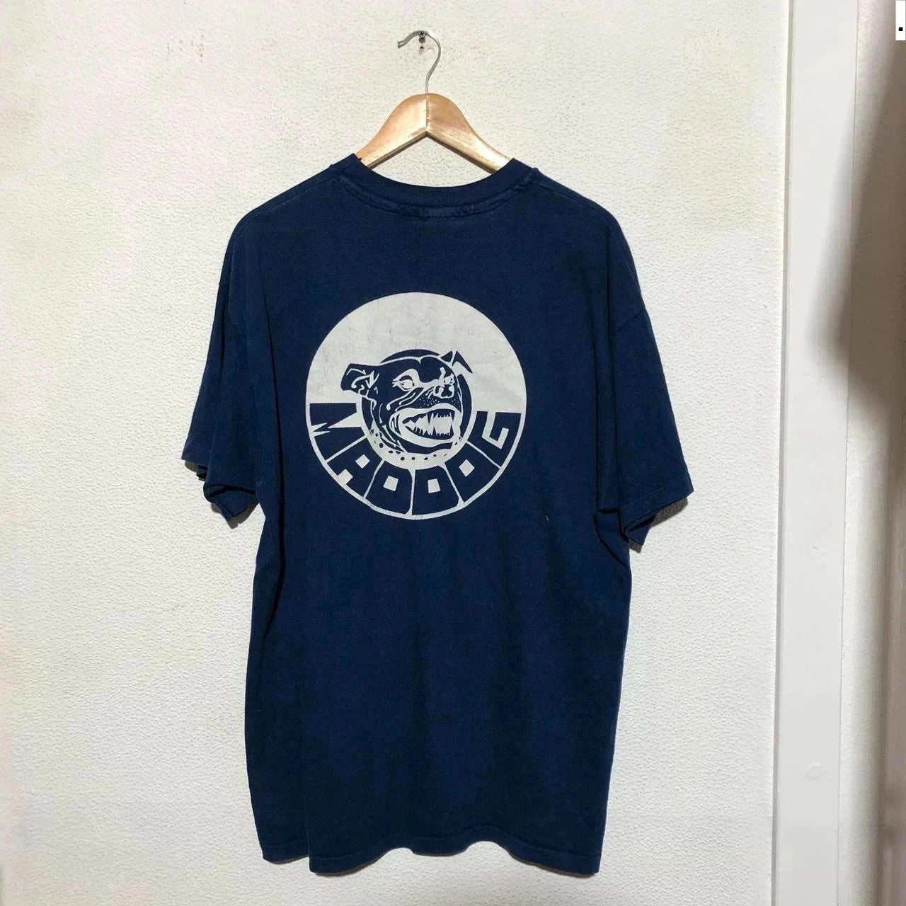 Vintage 1992 Stix n Stones Lords of Rap T Shirt Navy Mad Dog Records Graphic Print - XL