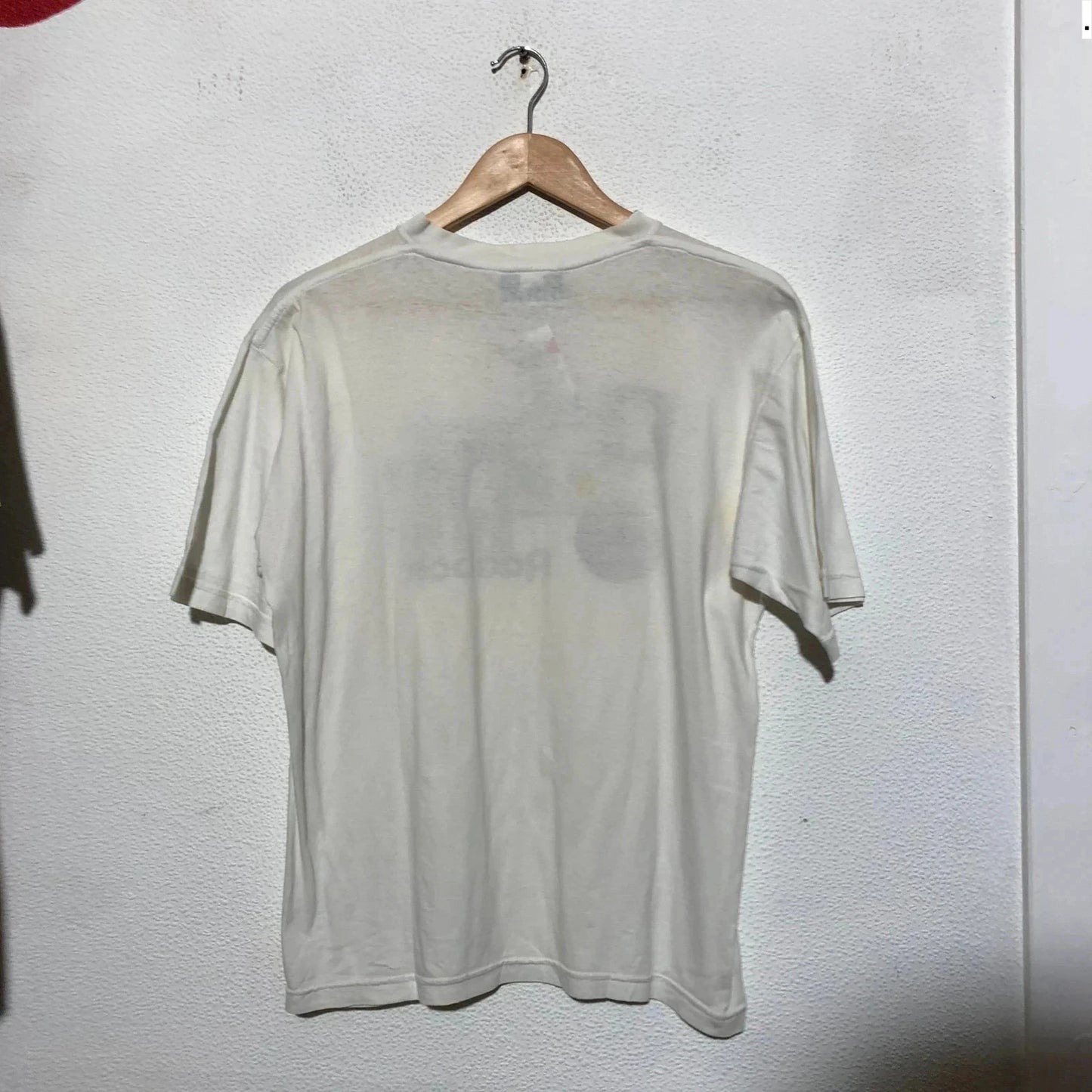 Vintage 90s White Reebok The Pump Graphic T Shirt - Small