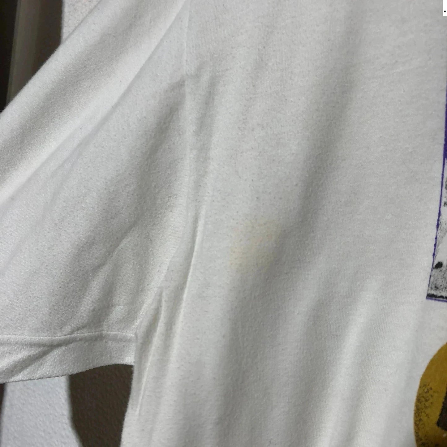 Vintage 90s White Reebok The Pump Graphic T Shirt - Small