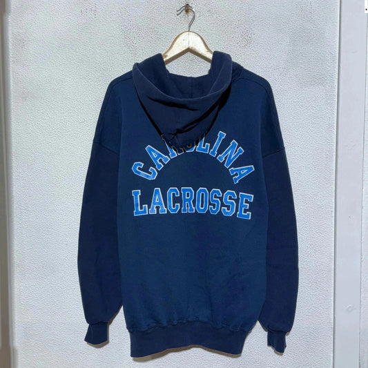 Vintage 00s Navy Carolina Lacrosse Hoodie - XXL