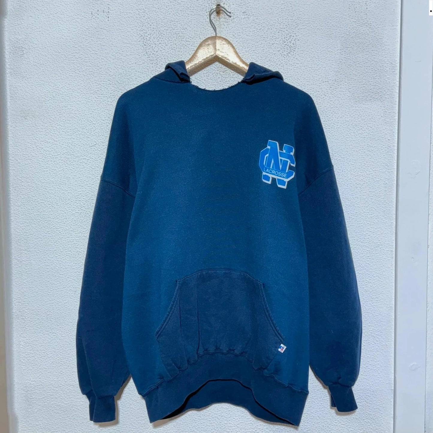Vintage 00s Navy Carolina Lacrosse Hoodie - XXL