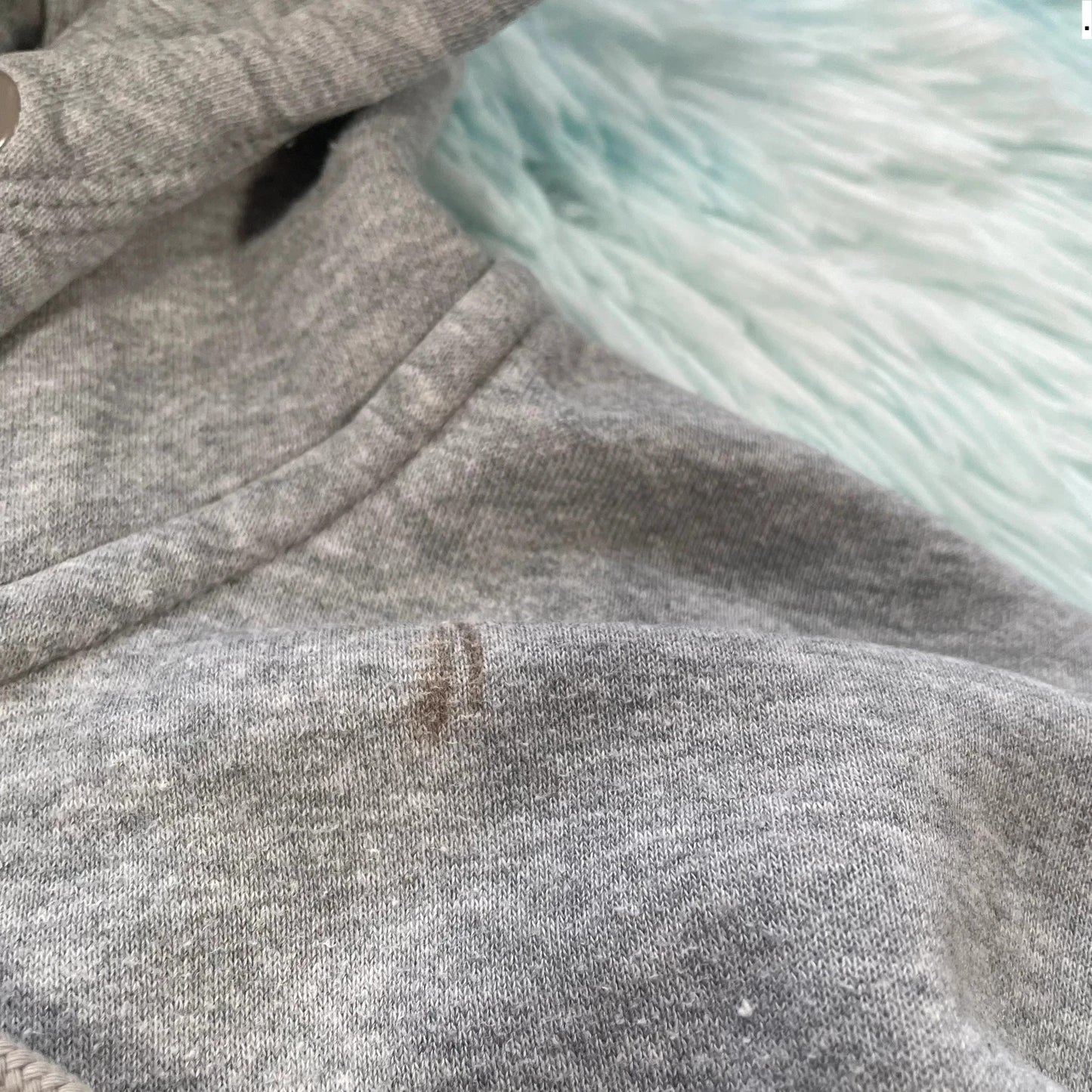 Grey Nike Full Zip Hoodie - Large
