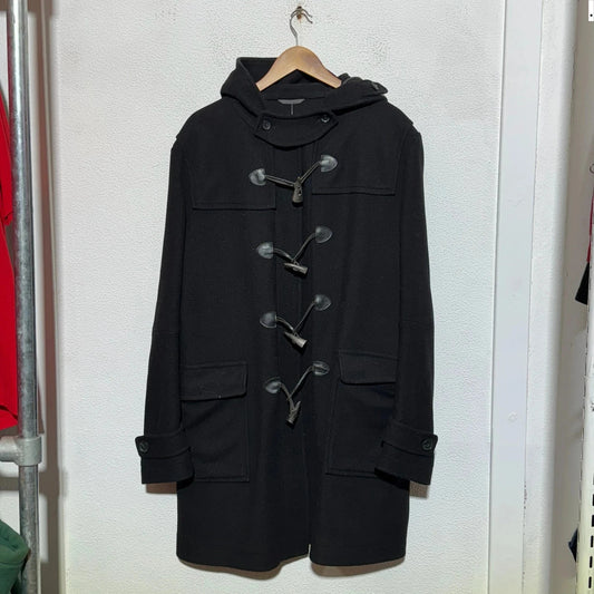 Black Hugo Boss Duffle Coat - XL