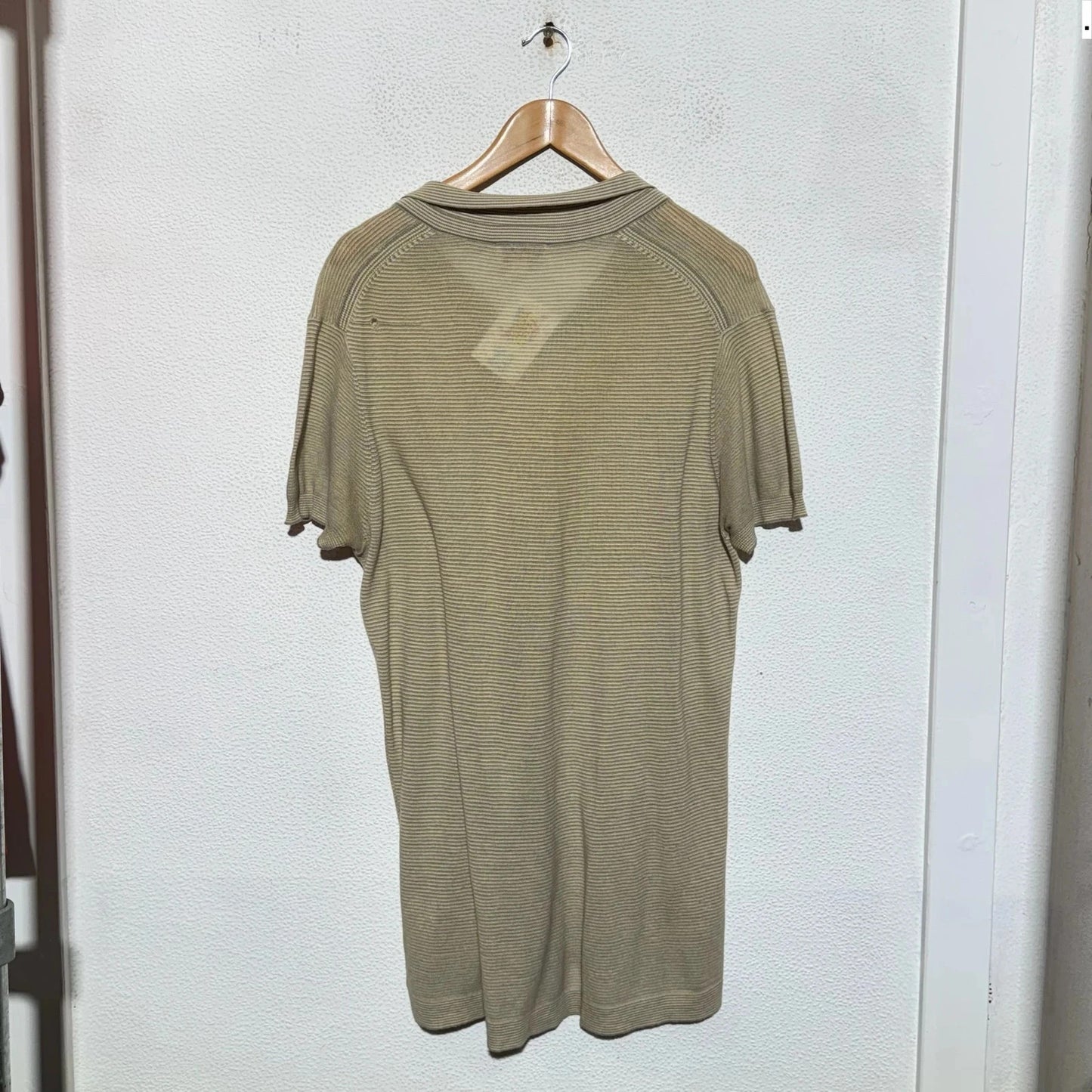 Beige Lightweight Diesel Collared T Shirt - Xl