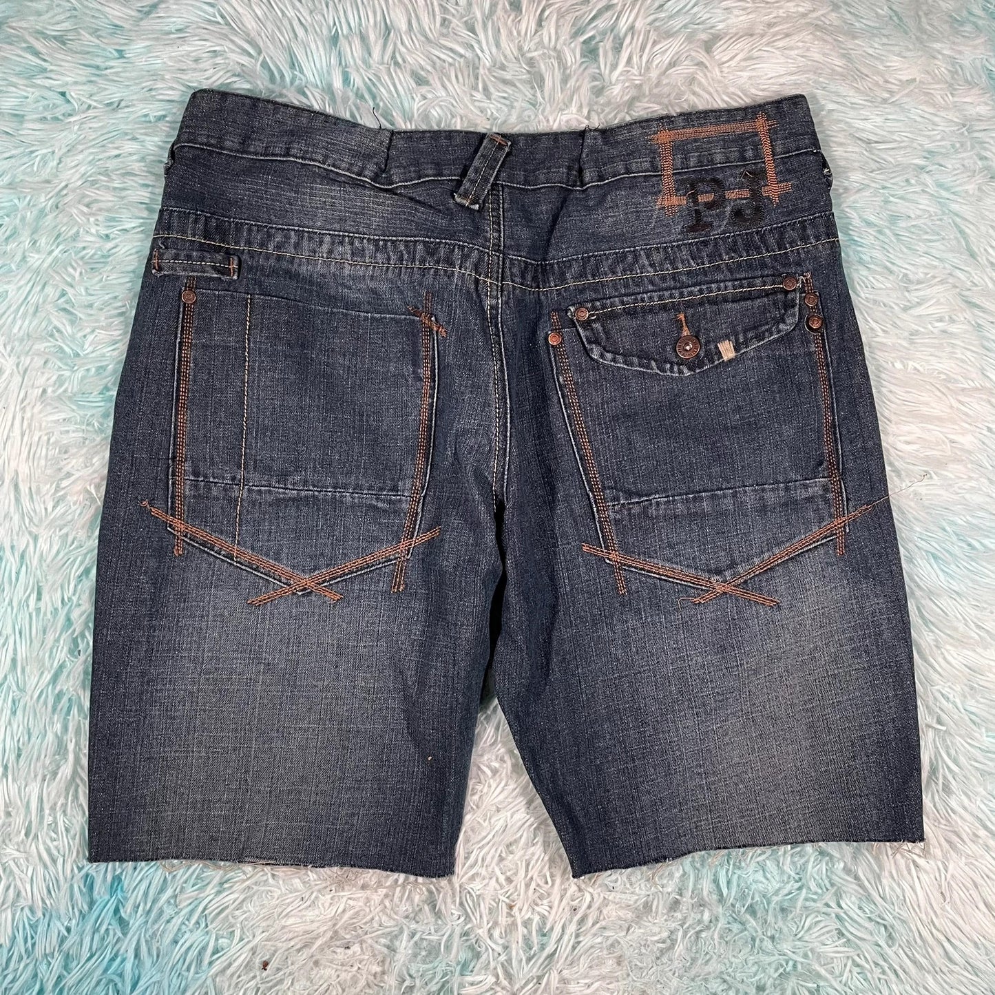 Vintage 90s Peviani Denim Jean Shorts Jorts - 38W