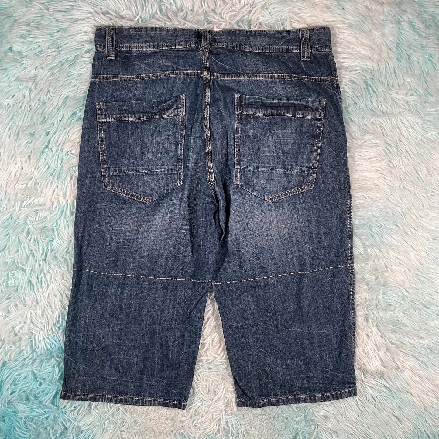 Vintage 00s Denim Jean Shorts Jorts - 34w