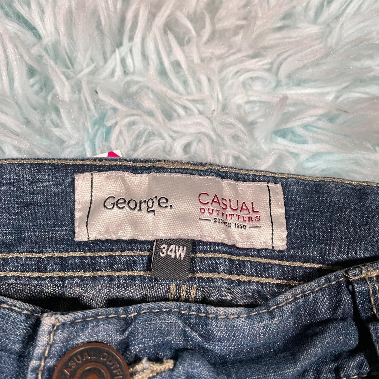 Vintage 00s Denim Jean Shorts Jorts - 34w