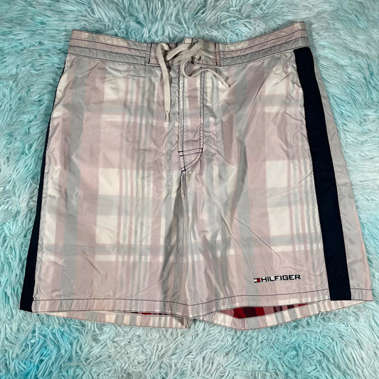 Chequered Tommy Hilfiger Swim Shorts - Medium