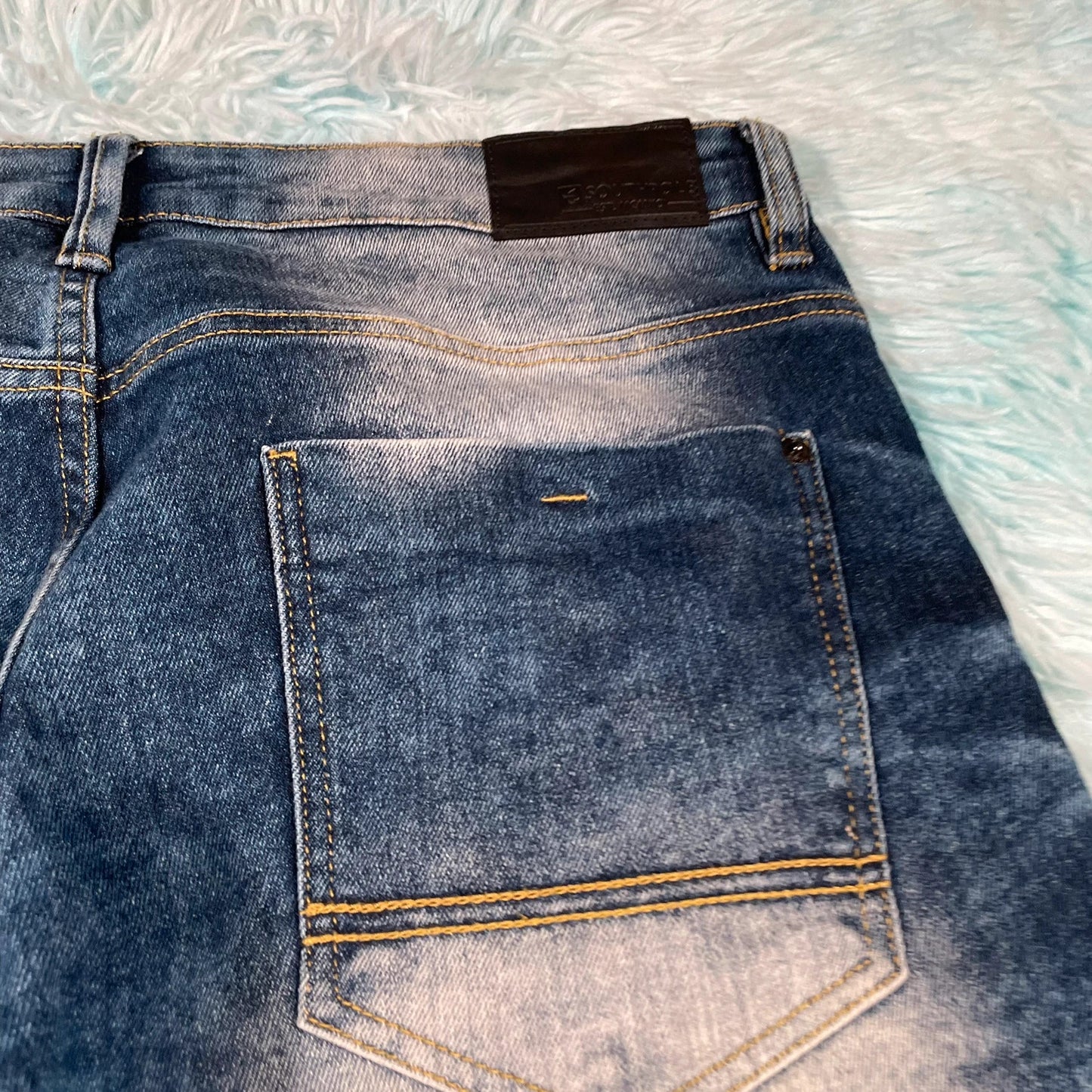 Vintage Southpole Distressed Jean Shorts Jorts - 32W