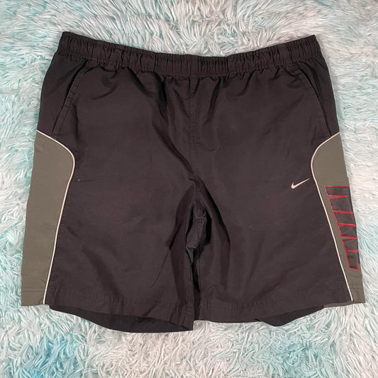 Vintage Black Nike Running Shorts - Large