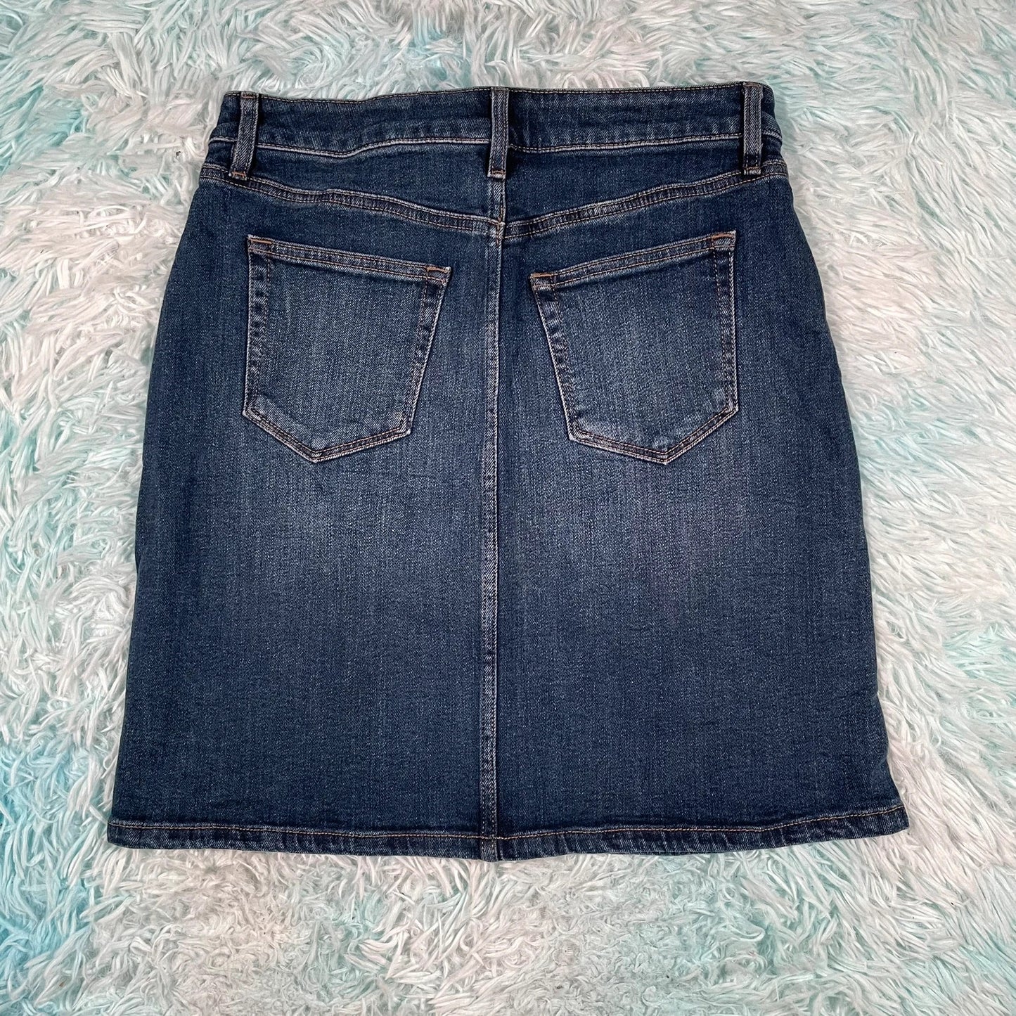 Vintage 00s Denim Mini Skirt - Size 8