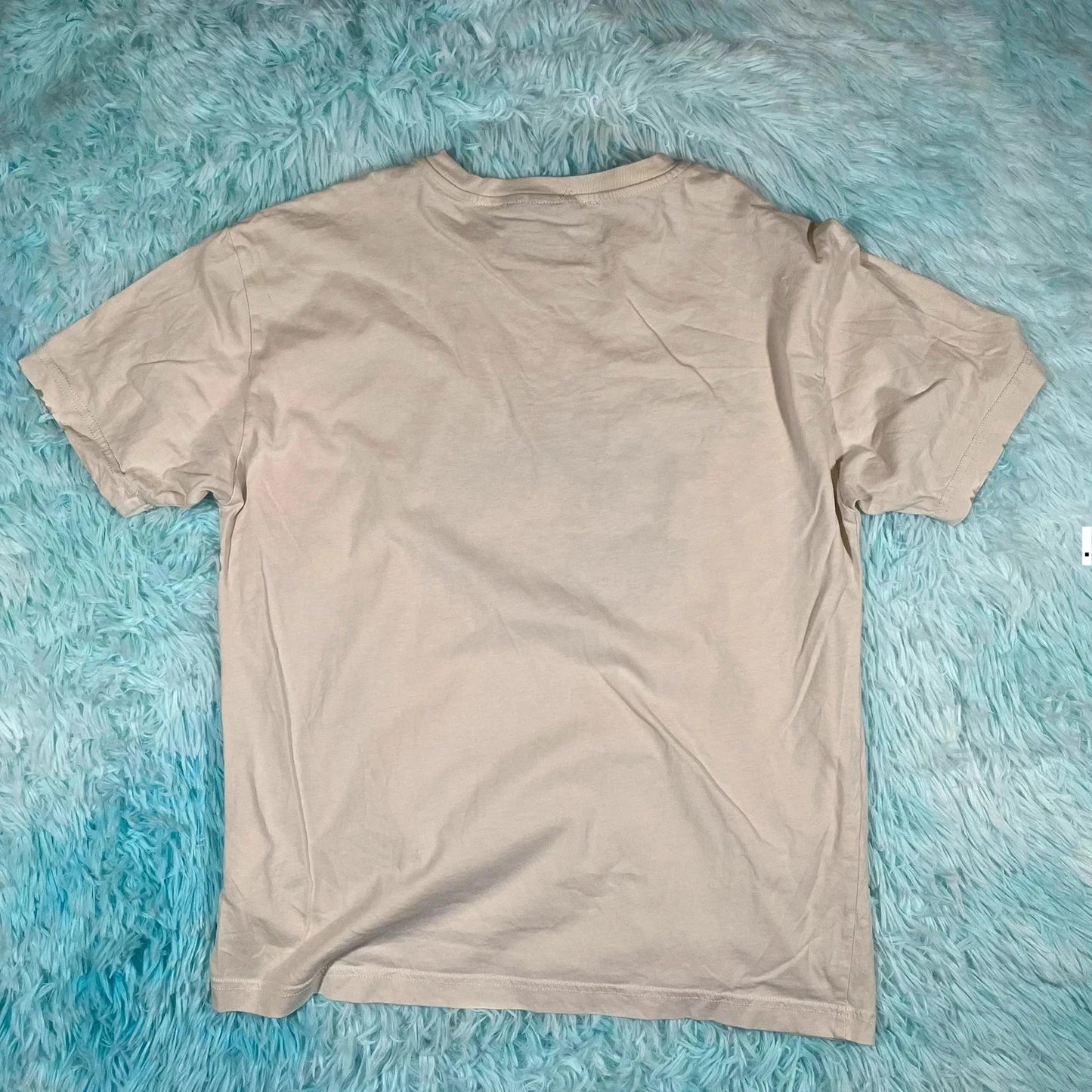Beige Napapijri Graphic T Shirt - Medium