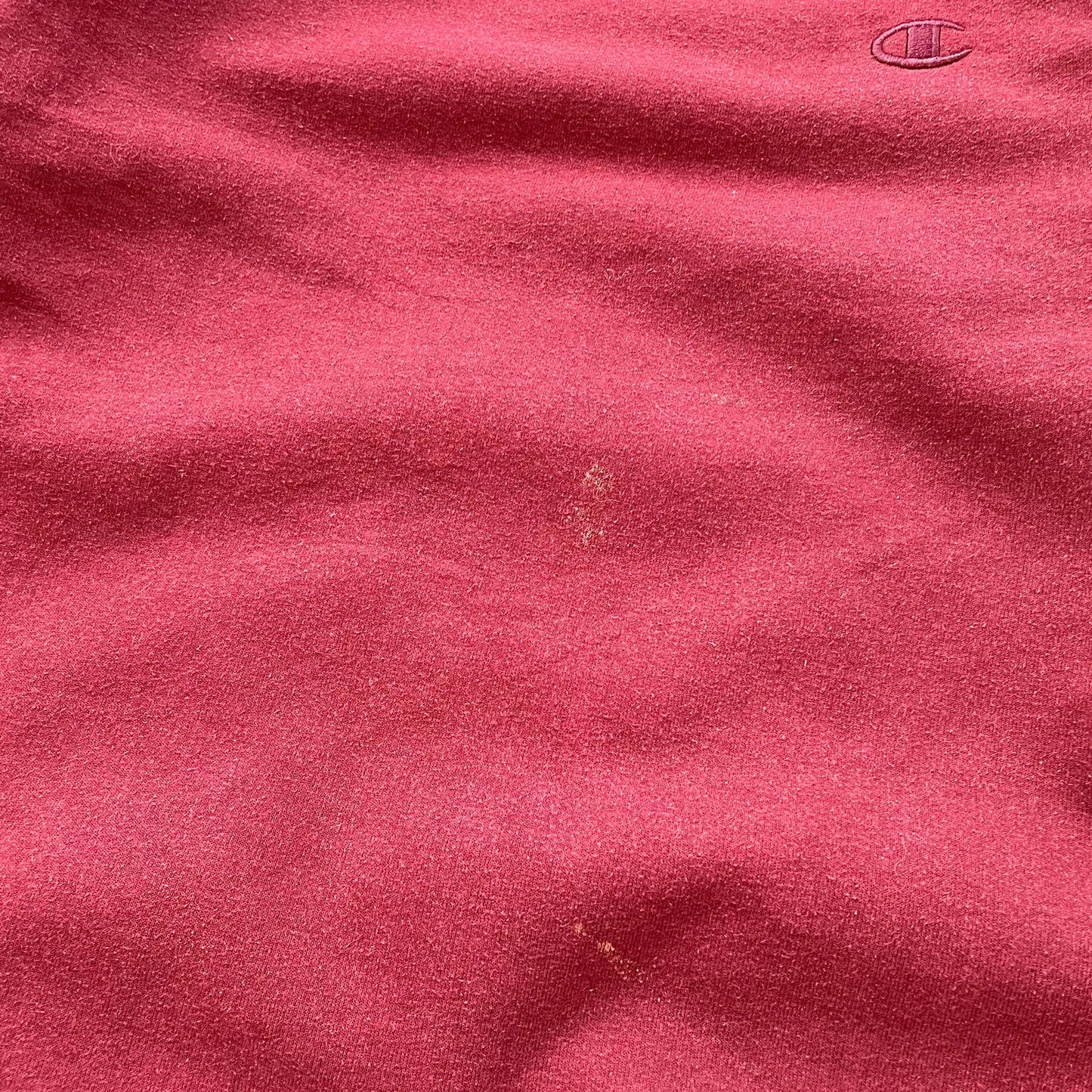 Vintage Maroon Champion Plain Sweatshirt - Small