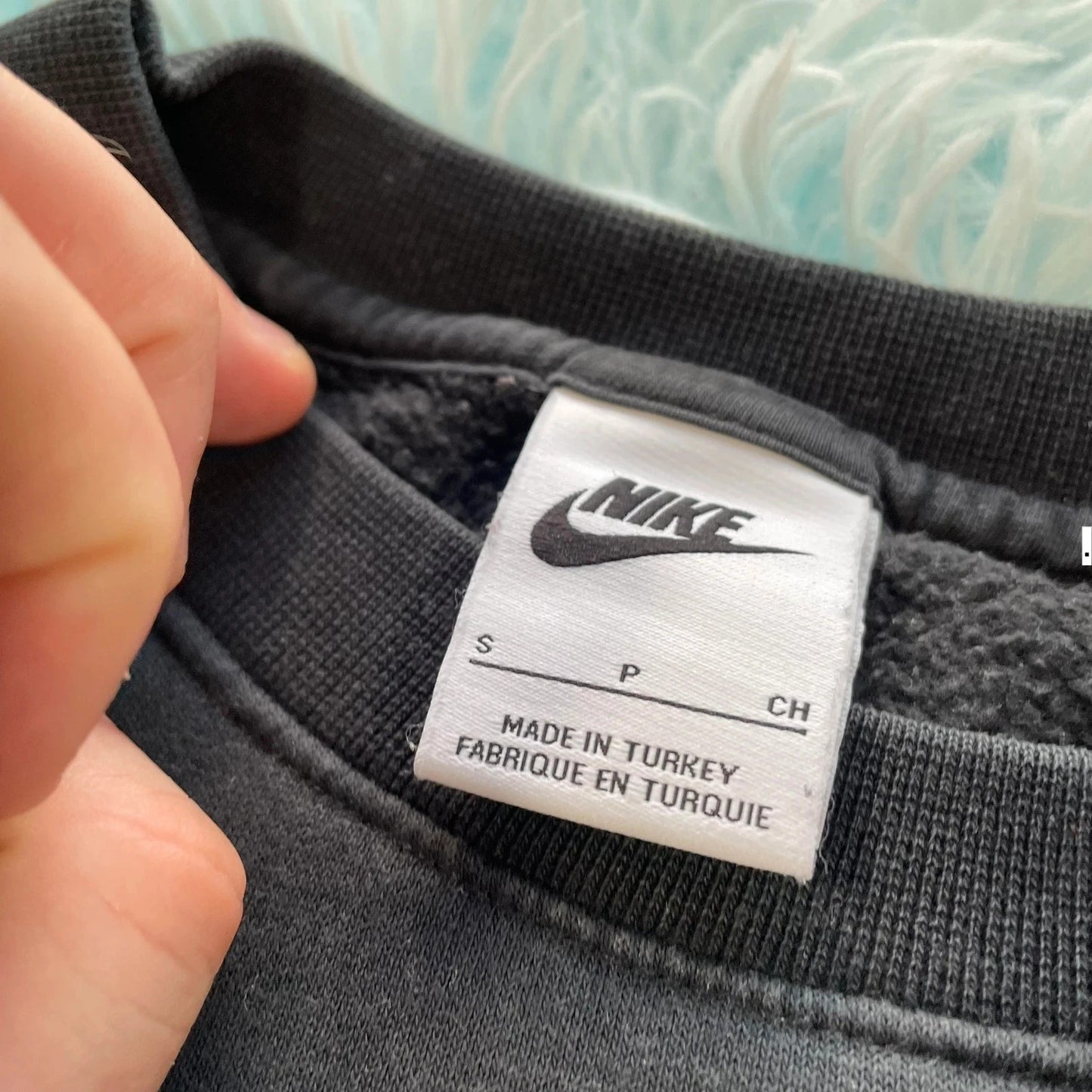 Black Nike Sweatshirt Logo - Small
