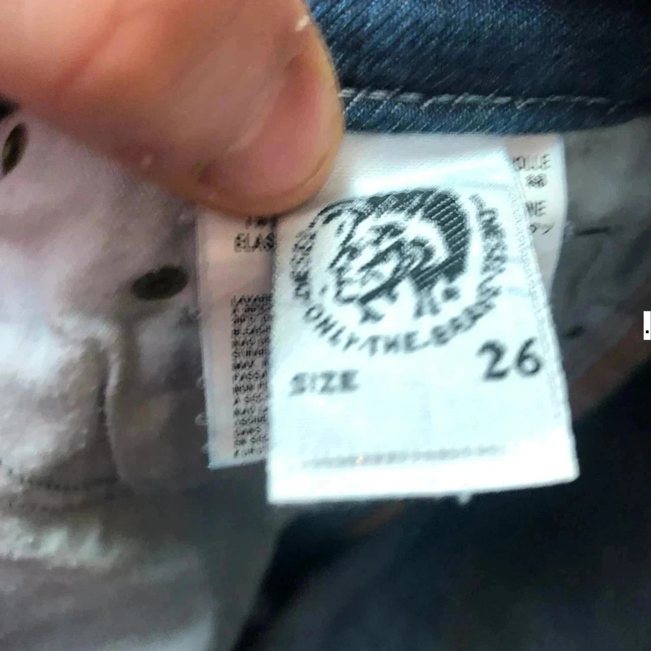 Vintage Y2K Navy Diesel Bootcut Jeans - 26W 30L