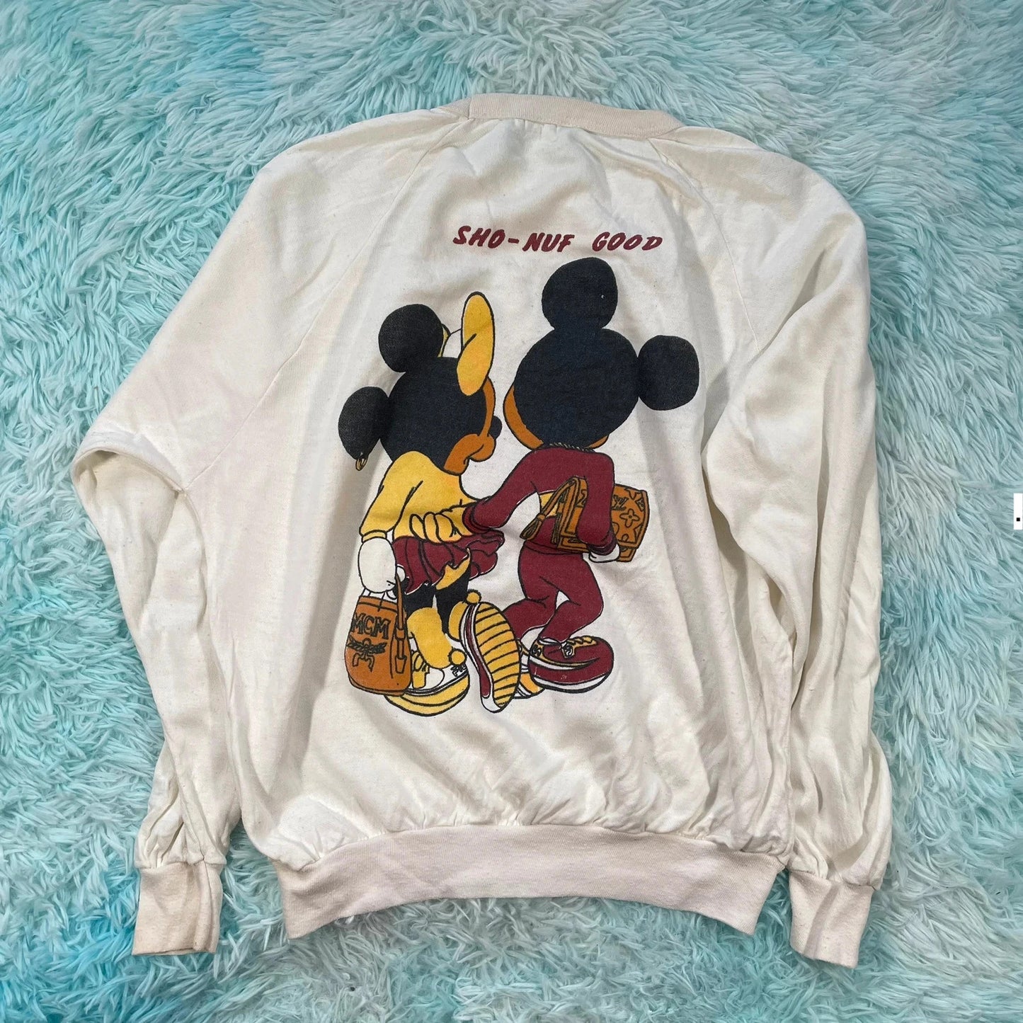 Vintage 80s Mickey Mouse Parody Sweatshirt- Small