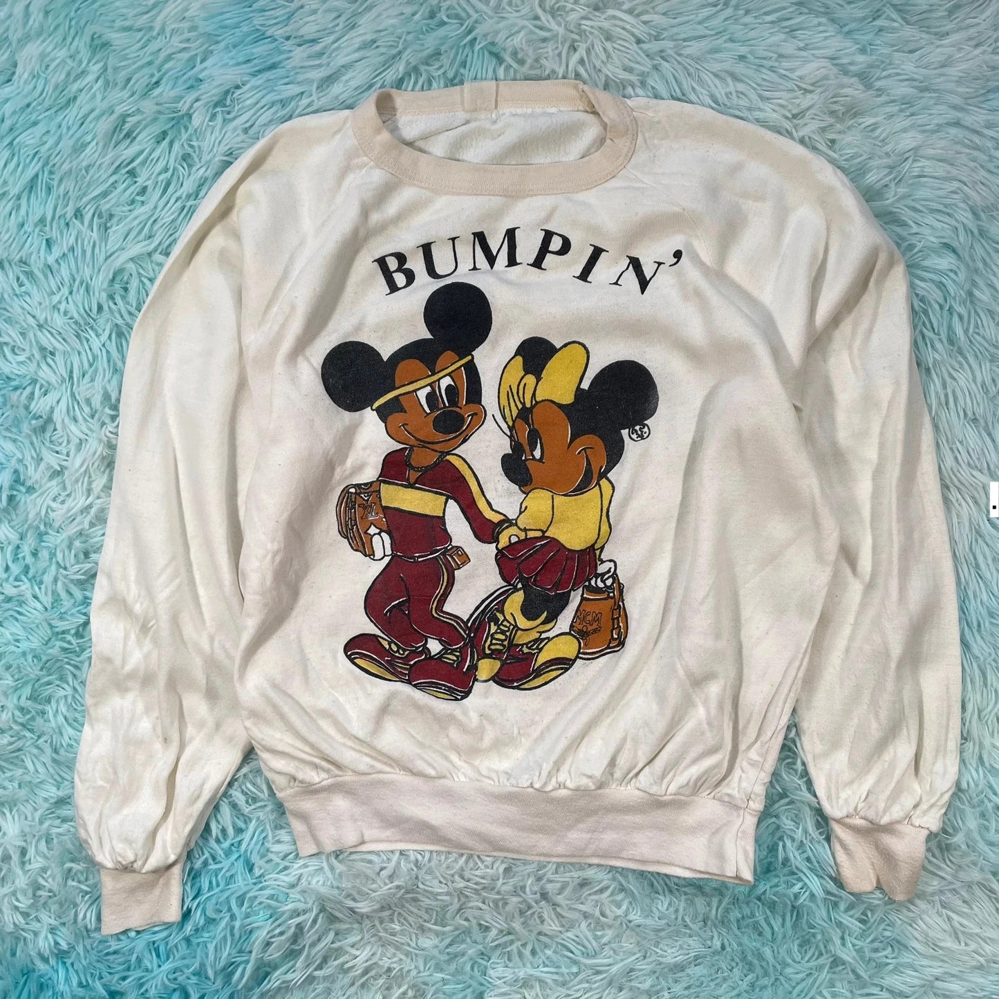 Vintage 80s Mickey Mouse Parody Sweatshirt- Small