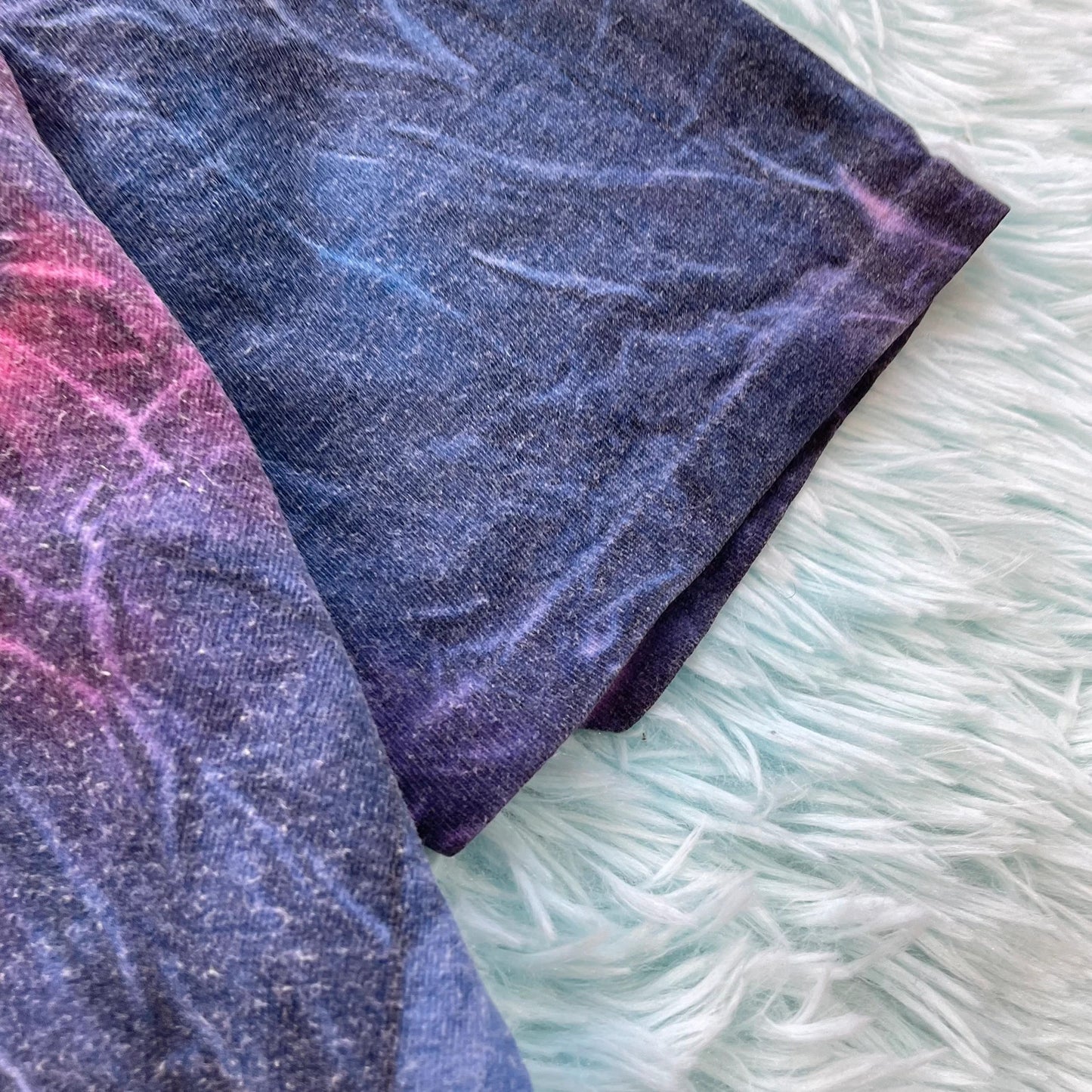 Vintage 90s Purple Tie Dye T Shirt - XL