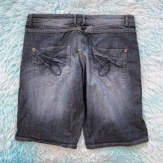 Vintage 00s Y2K Next Jean Shorts - UK16