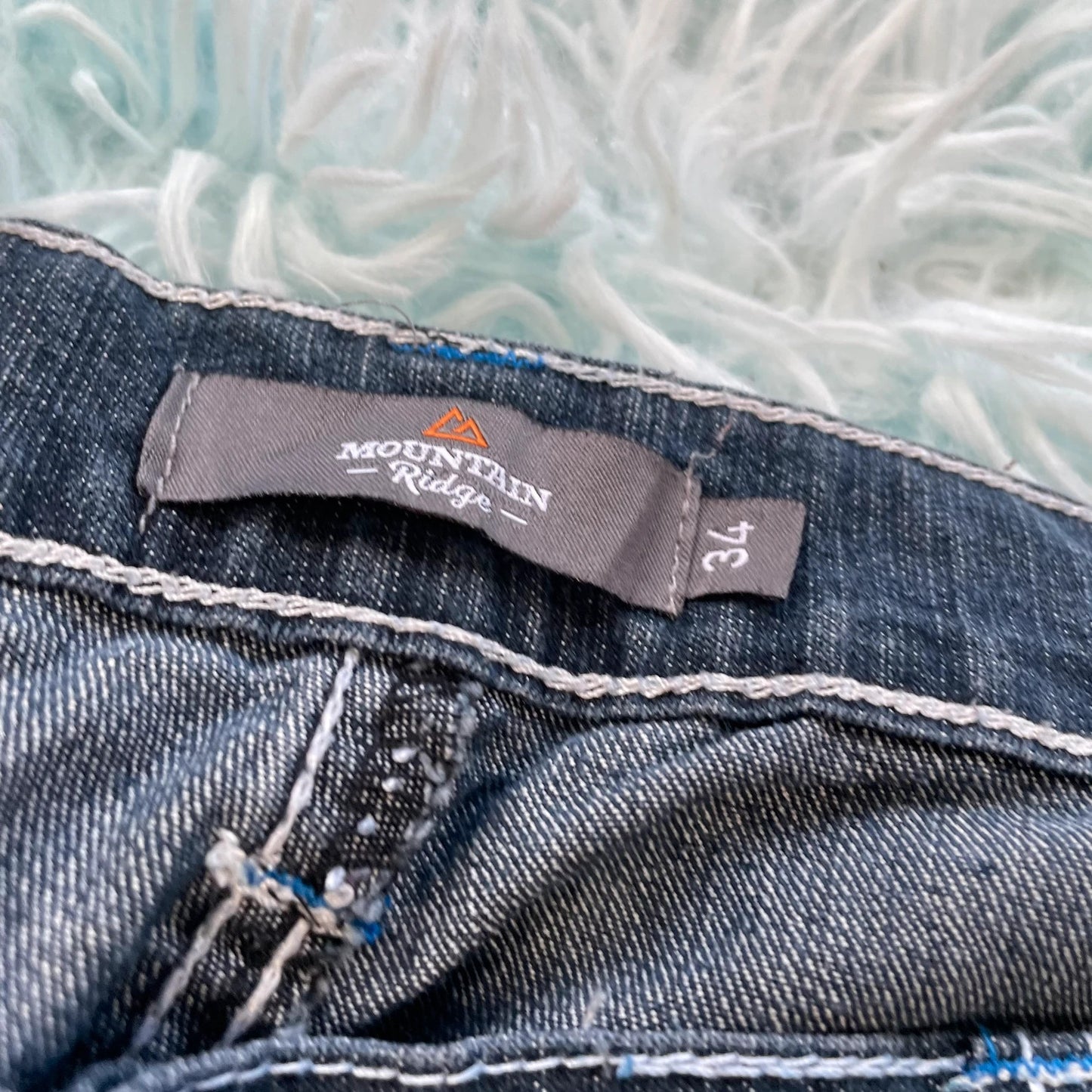 Vintage Blue Mountain Ridge Jean Shorts Jorts - 34W