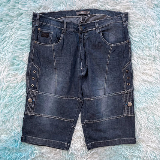 Vintage Blue Mountain Ridge Jean Shorts Jorts - 34W