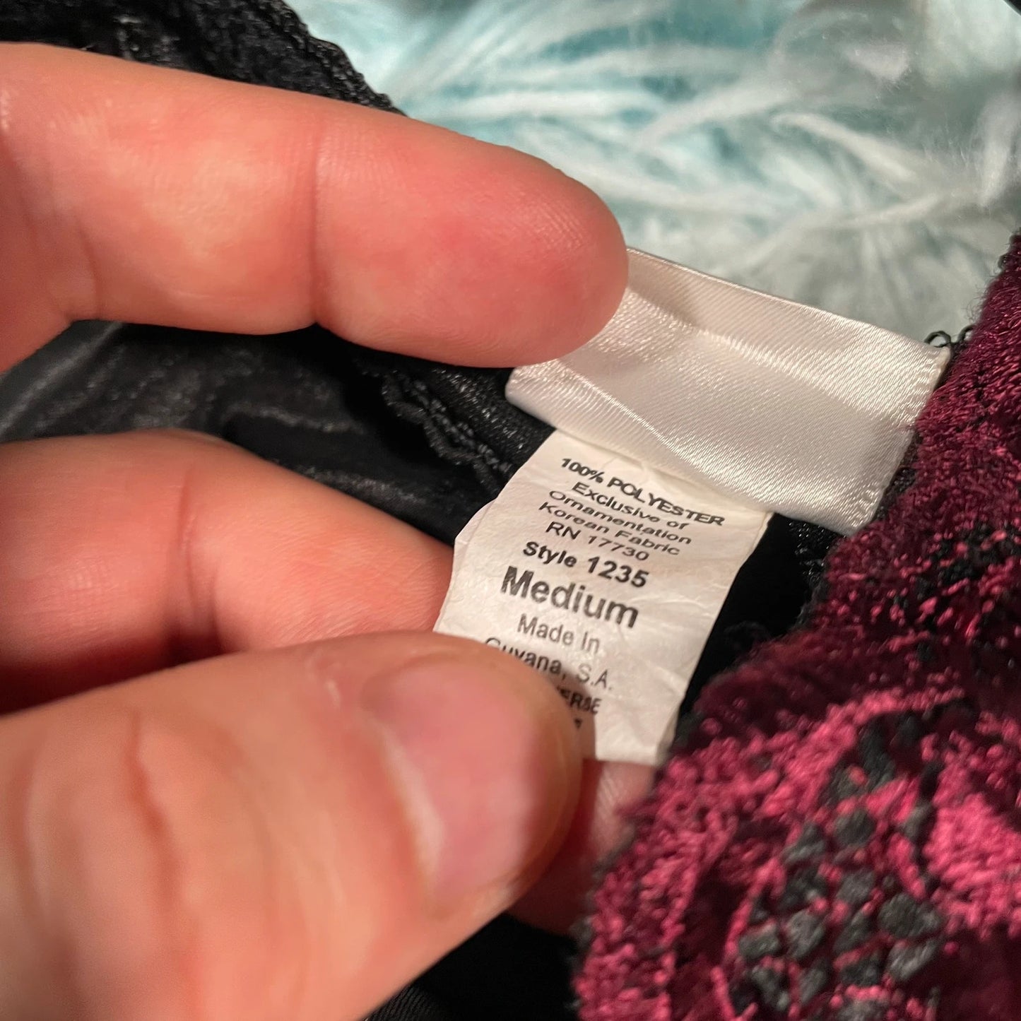 Black Silk Slip Dress - Medium