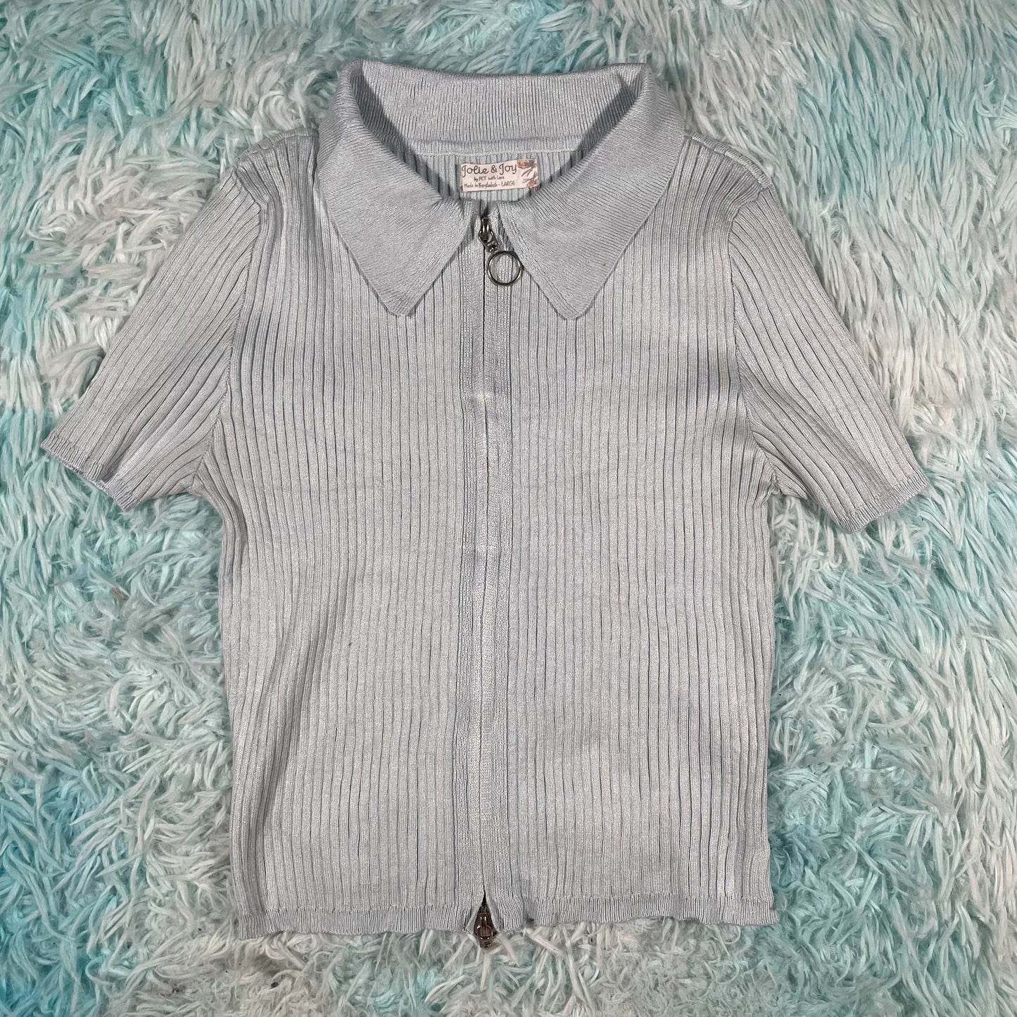 Baby Blue Jolie & Joy Fitted Shirt - Large