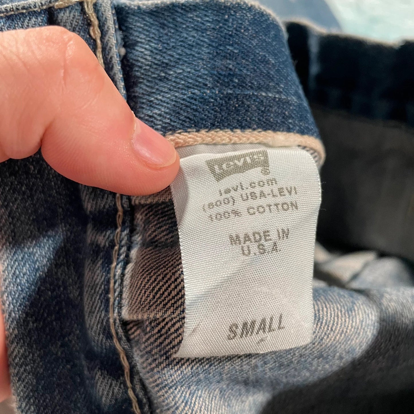 Vintage 00s Distressed Levi’s Denim Jacket Engineered - Small