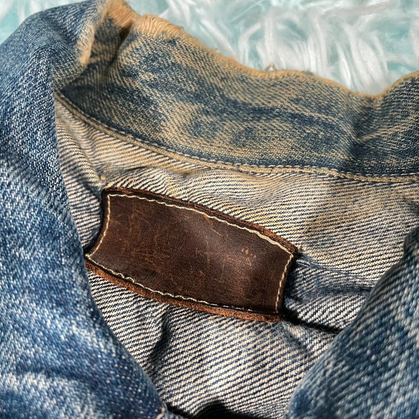 Vintage 00s Distressed Levi’s Denim Jacket Engineered - Small
