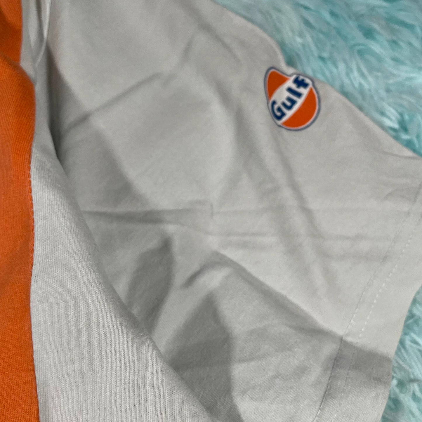 White & Orange Aston Martin Racing T Shirt - Large