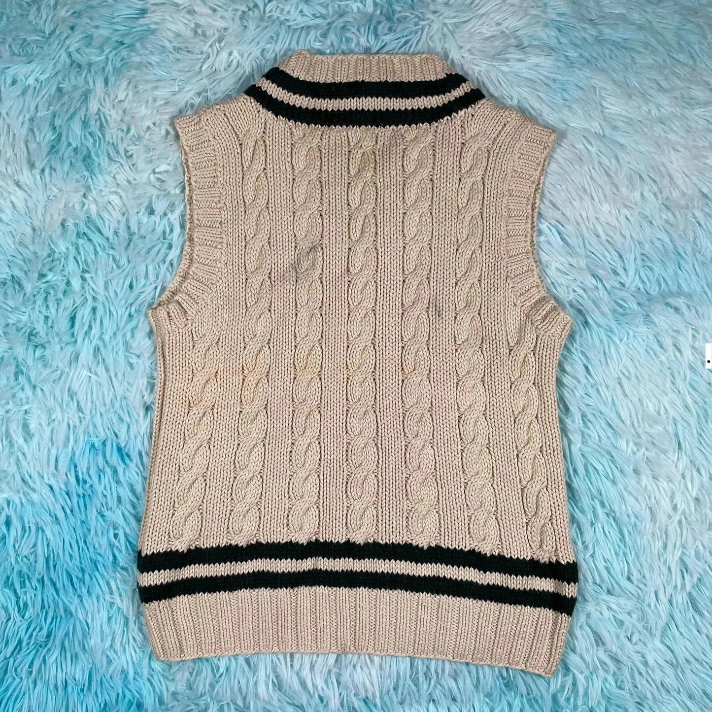 Vintage 90s Polo Ralph Lauren Wimbledon Knitted Vest - Medium