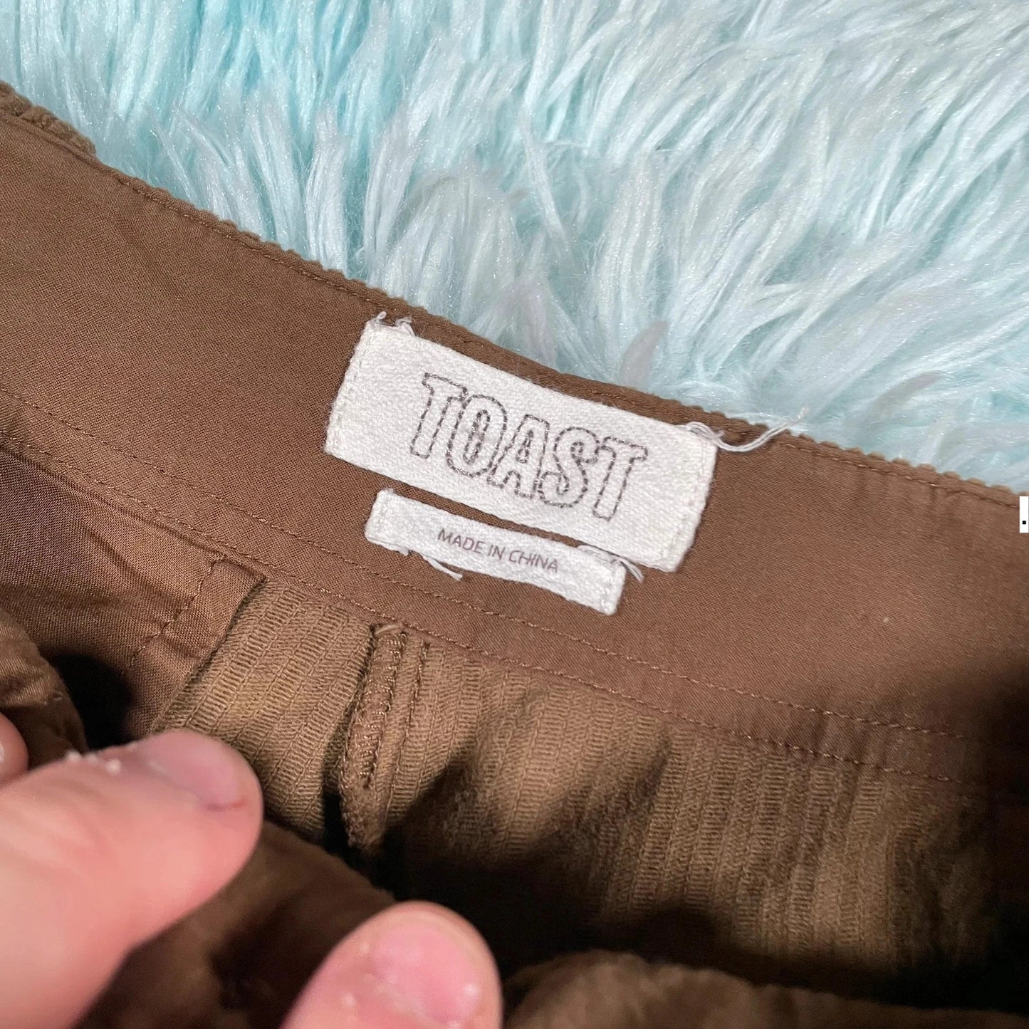Brown Toast Corduroy Trousers - Size 6