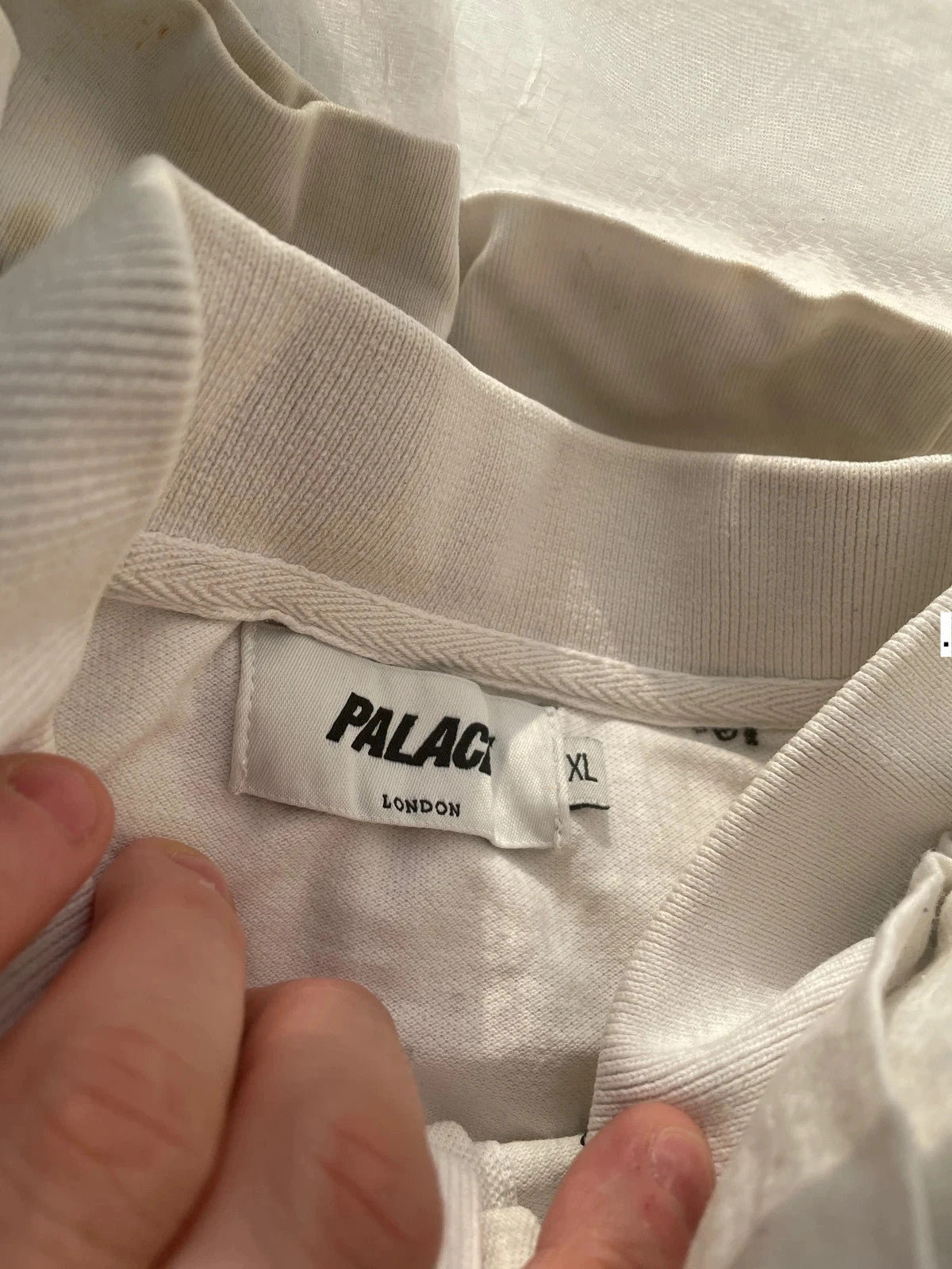 White Palace Long Sleeve Polo Shirt - XL
