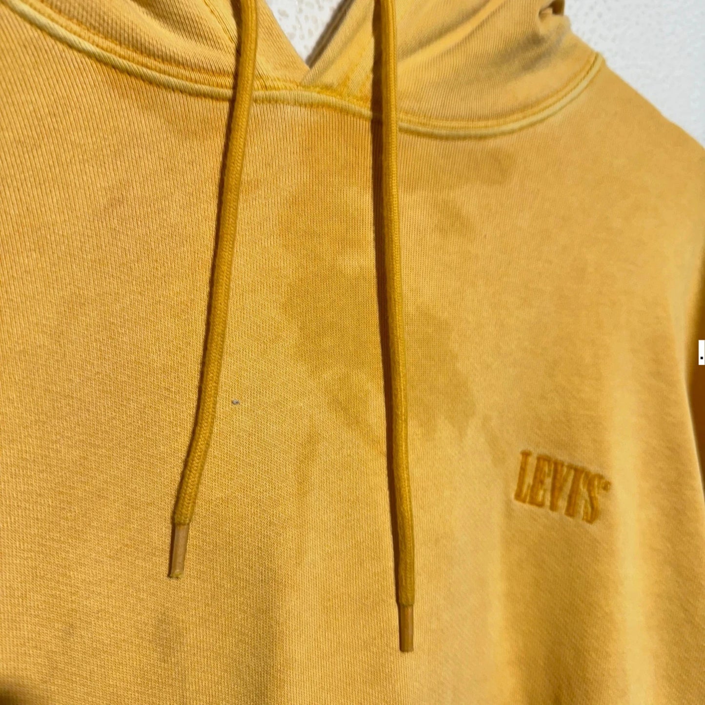 Yellow Levi’s Hoodie Plain - Large