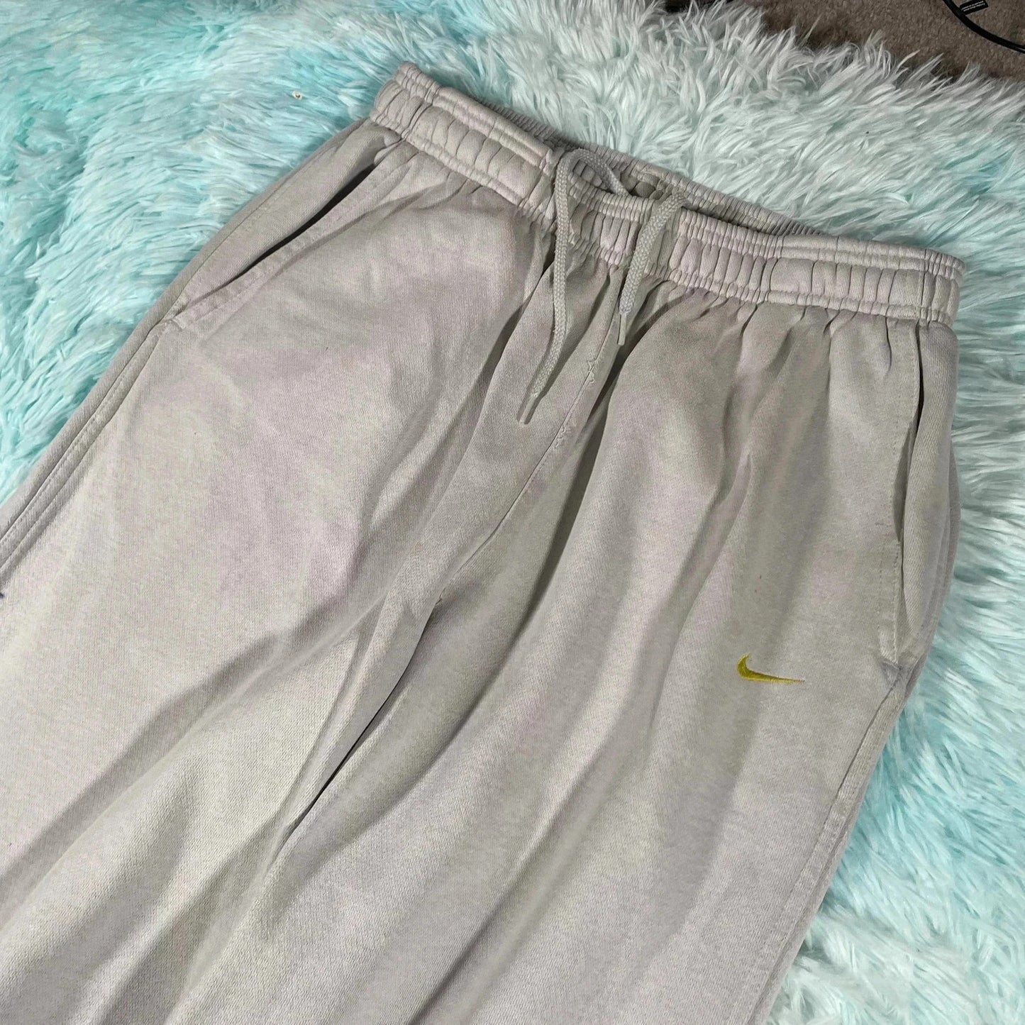 Vintage 90s Light blue Nike Joggers - Medium
