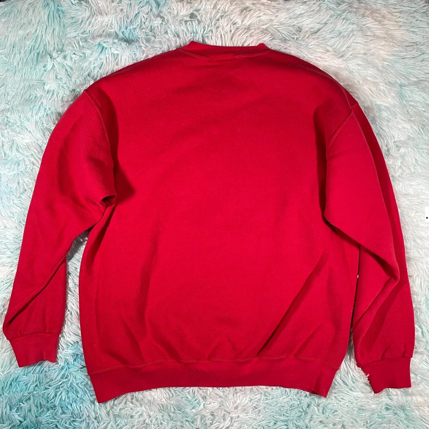 Vintage 90s Red Disney Sweatshirt Winnie the Pooh Graphic - Large