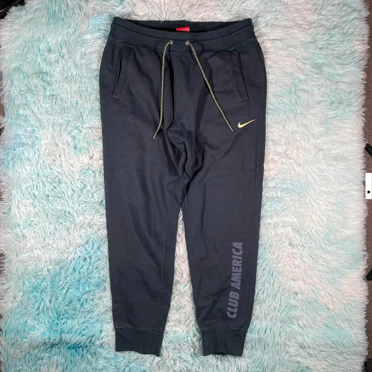 Navy Nike Jogging Bottoms - Large