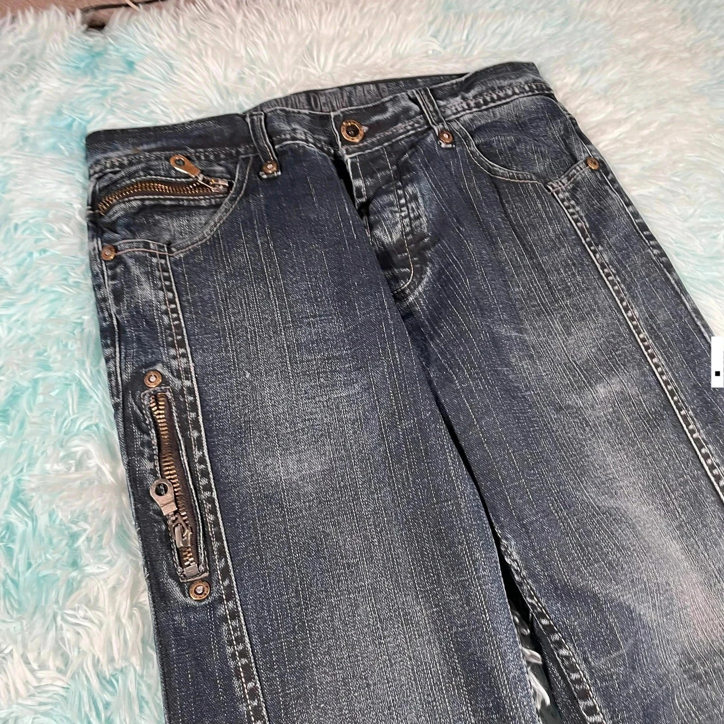 Vintage 00s G-72 Jeans Baggy Patterned - W36 L32
