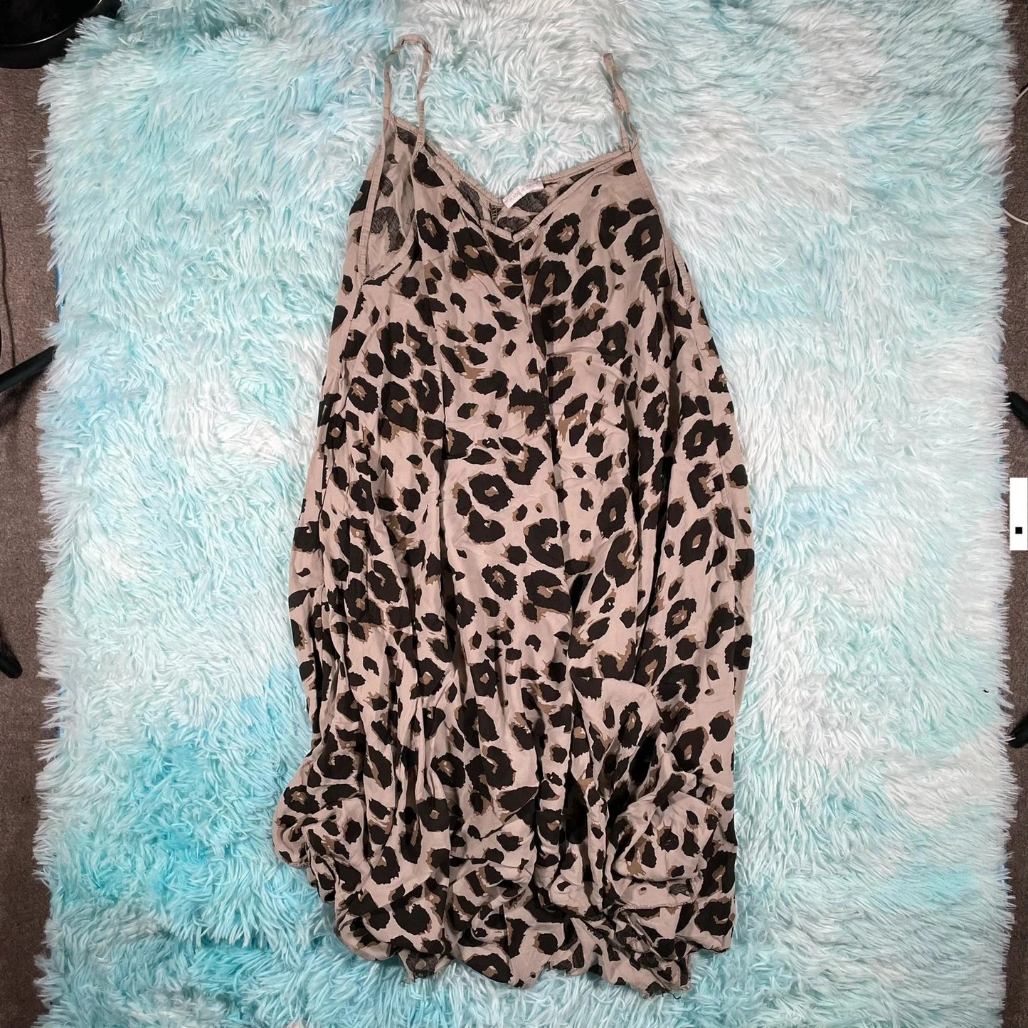 Vintage Y2K Leopard Print Dress Made in Italy