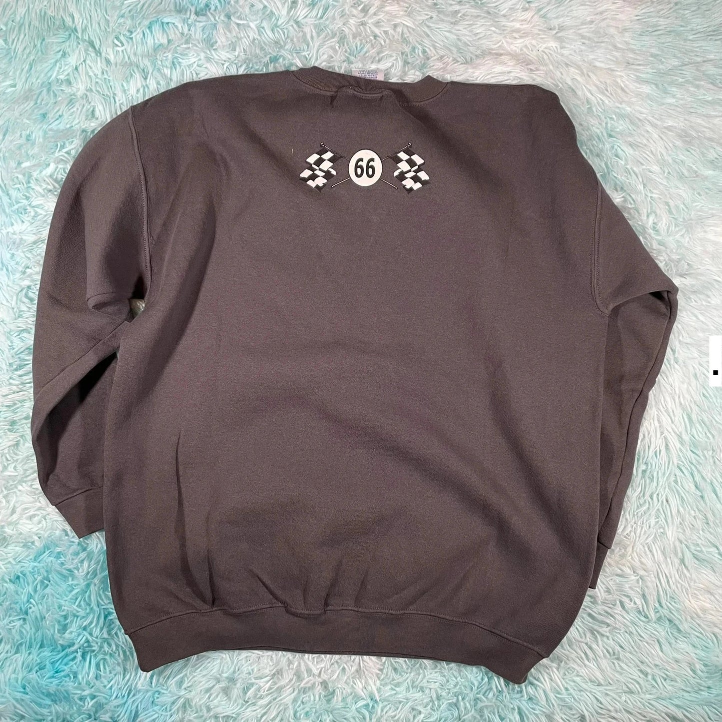 Vintage 00s Grey Aston Martin DB4 Graphic Sweatshirt - Large