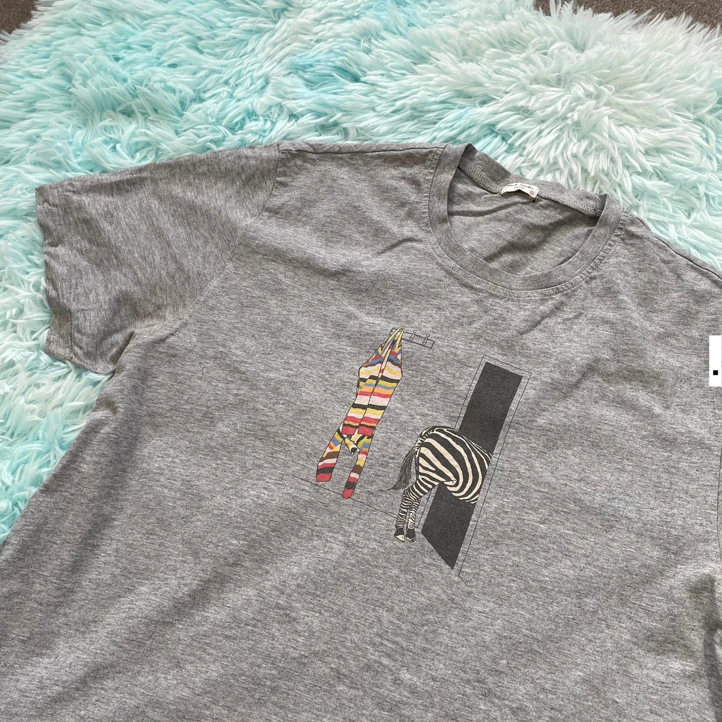 Vintage Grey Paul Smith Graphic T Shirt - L