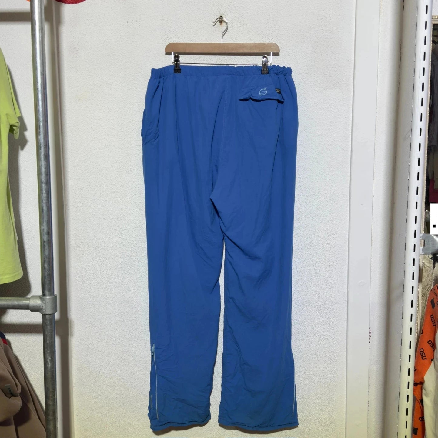 Vintage 90s Blue Gore-tex Waterproof Hiking Trousers - Small