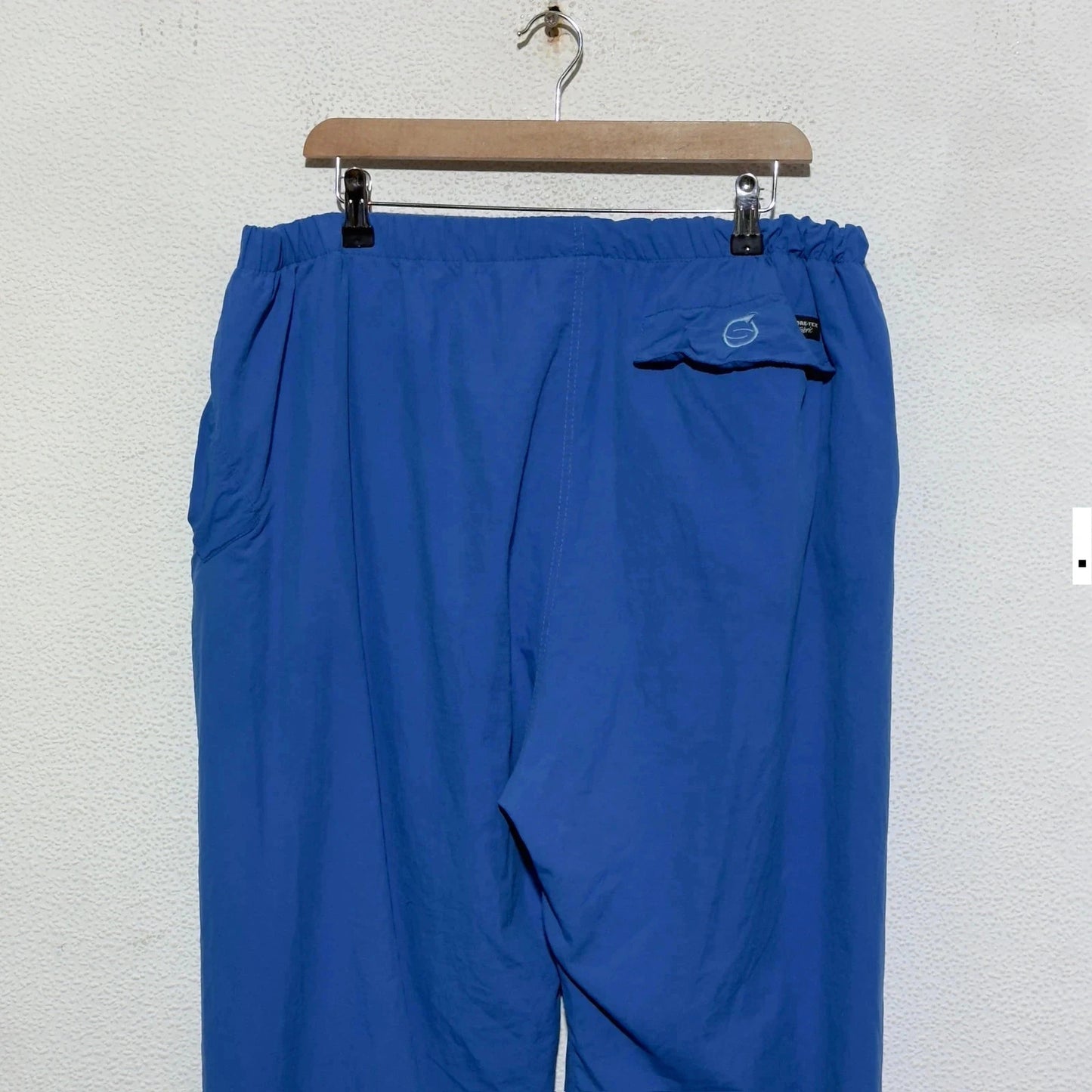 Vintage 90s Blue Gore-tex Waterproof Hiking Trousers - Small