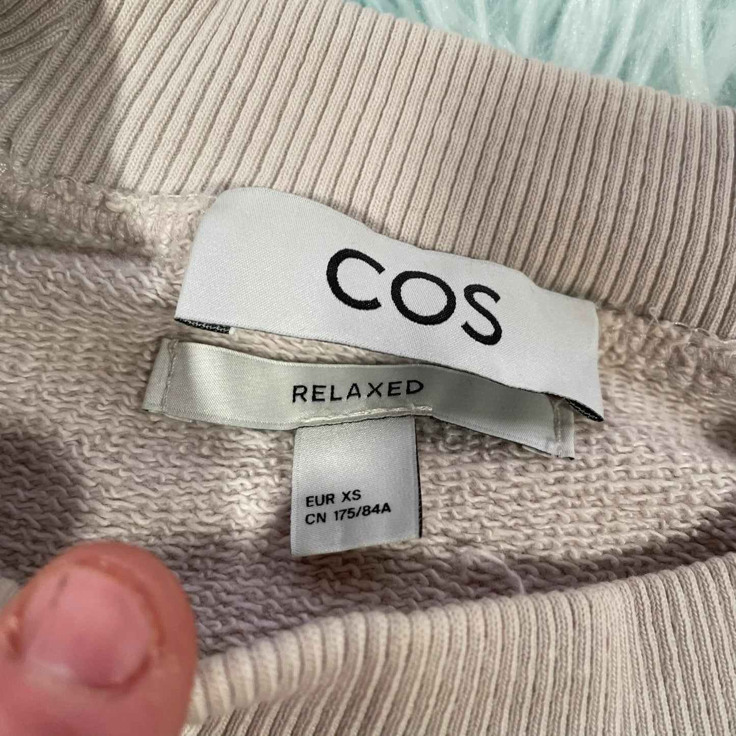 Cream Cos Baggy Sweatshirt - XS